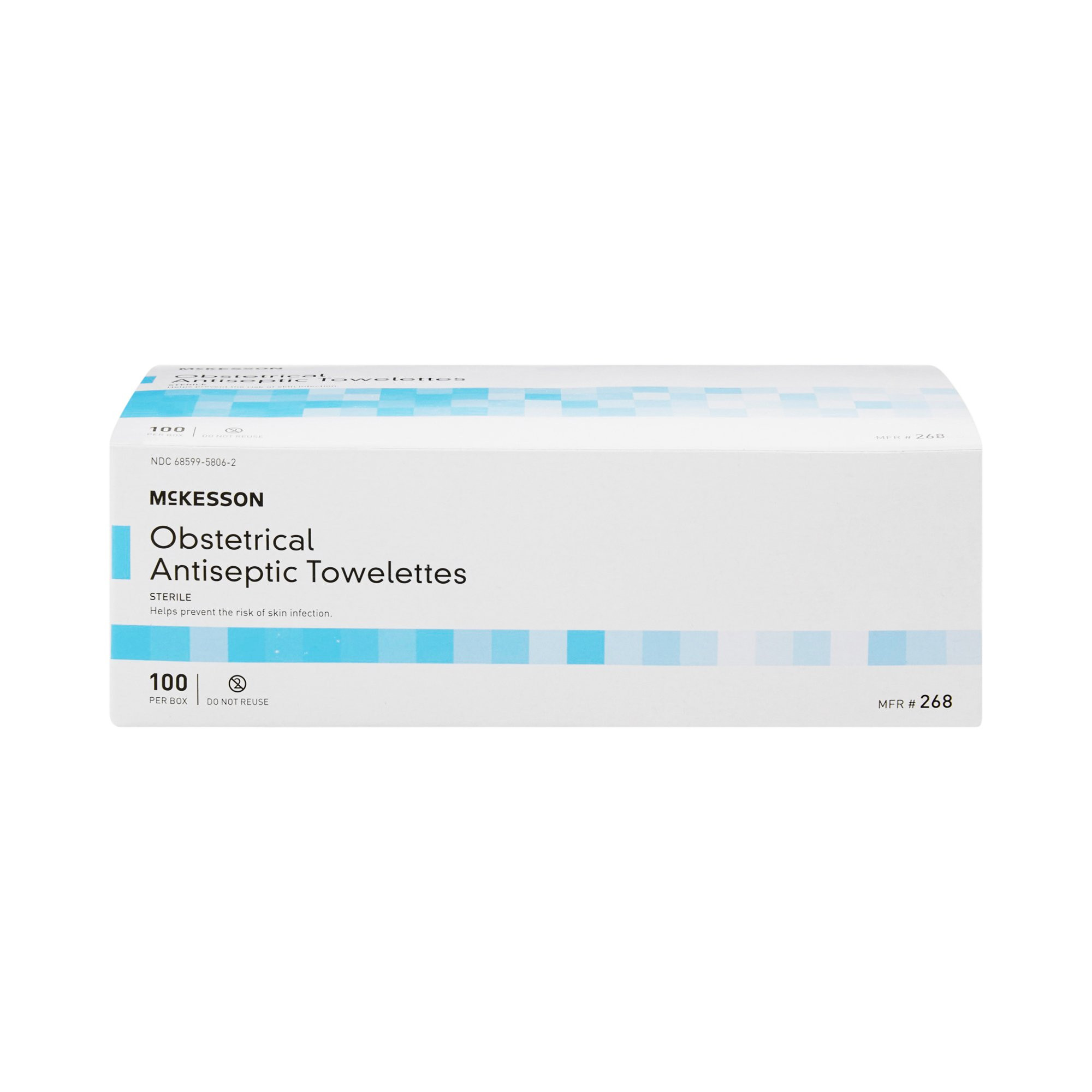 McKesson Obstetrical Antiseptic Towelettes, Benzalkonium Chloride