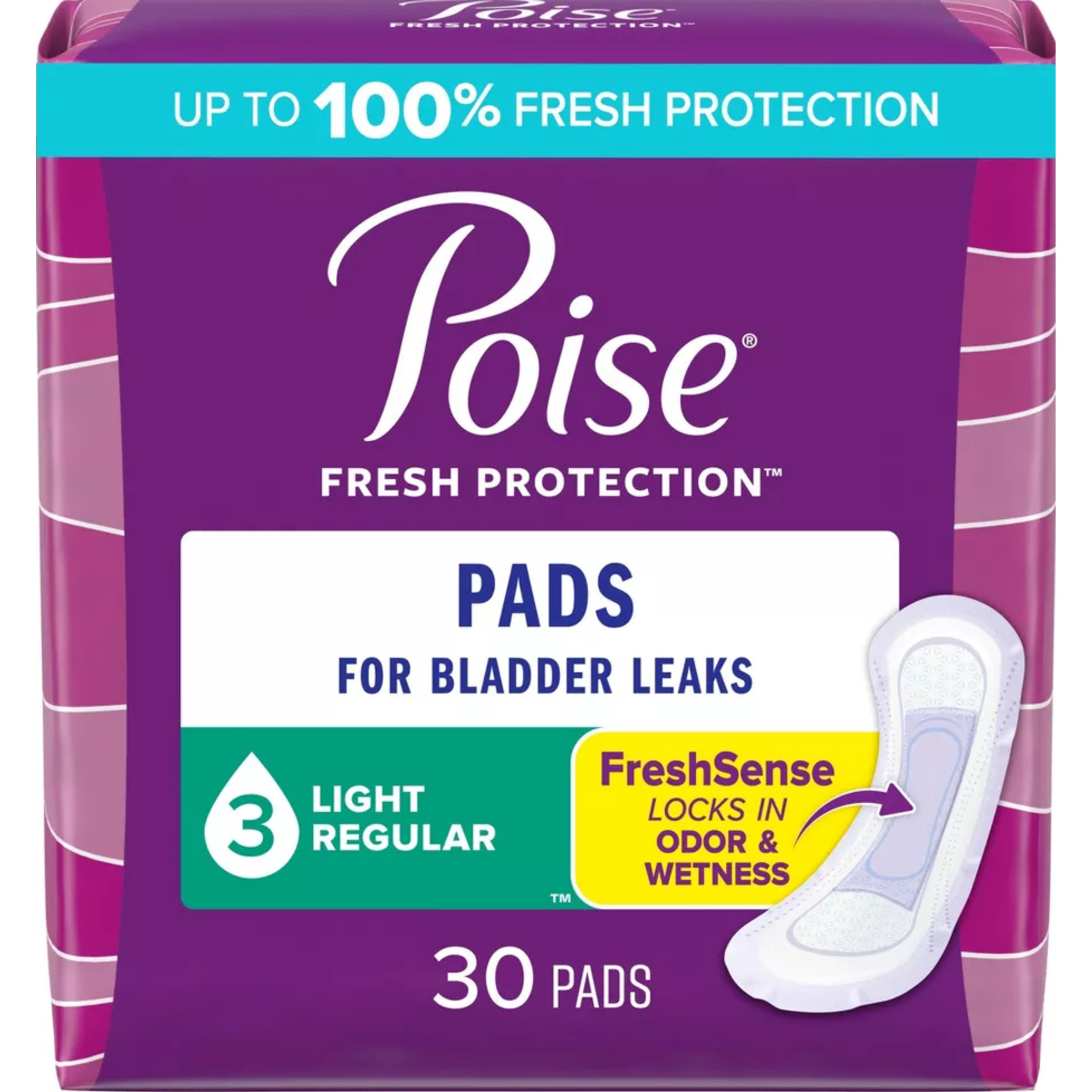 Poise Original Pads, Light
