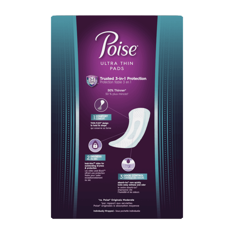 Poise Ultra Thin Pads, Ultimate