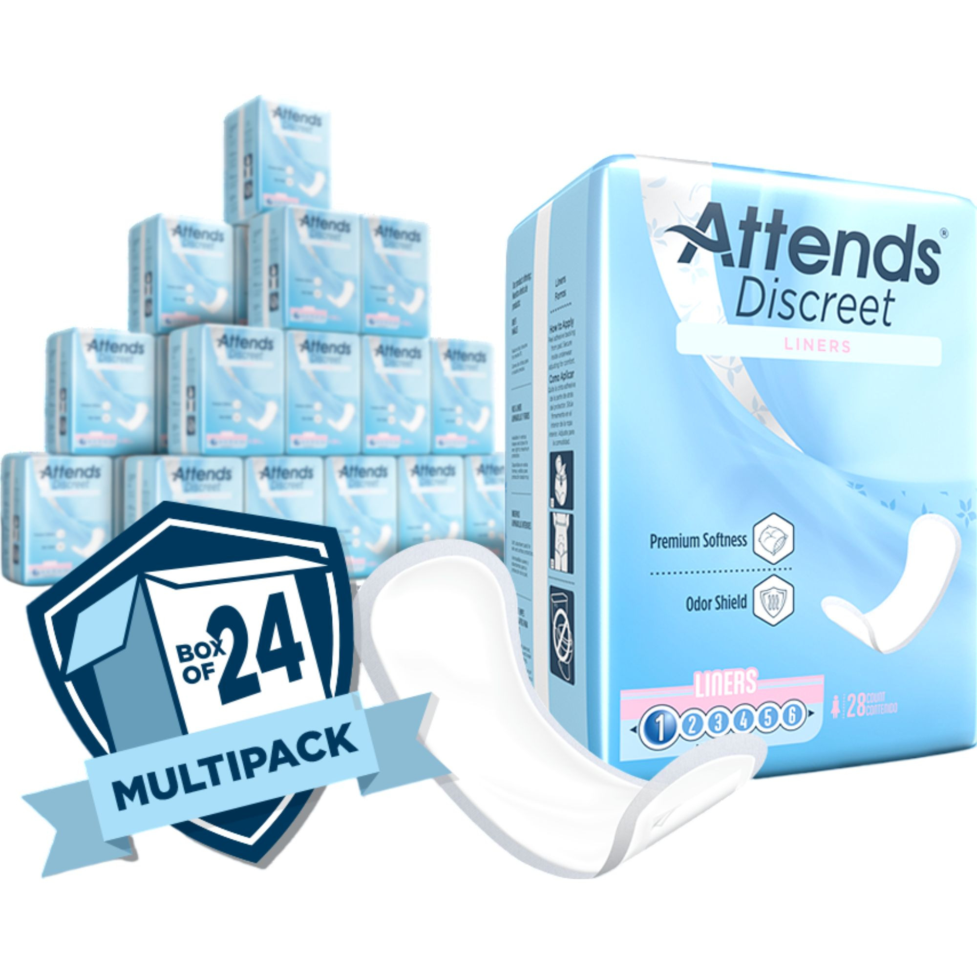 Attends Discreet Liners