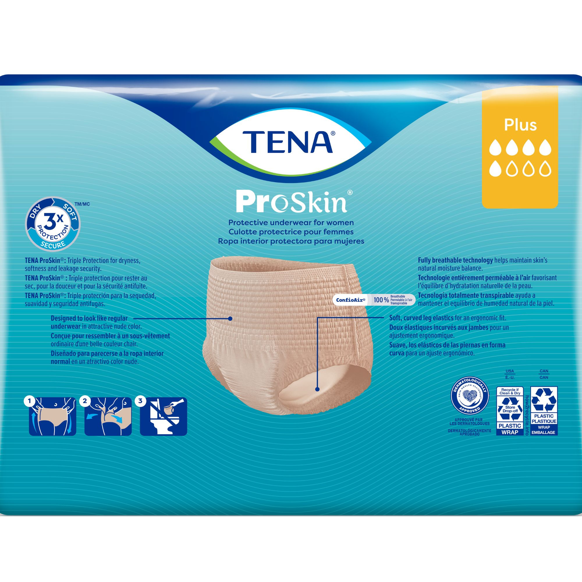 TENA ProSkin Protective Incontinence Underwear for Women, Maximum Absorbency