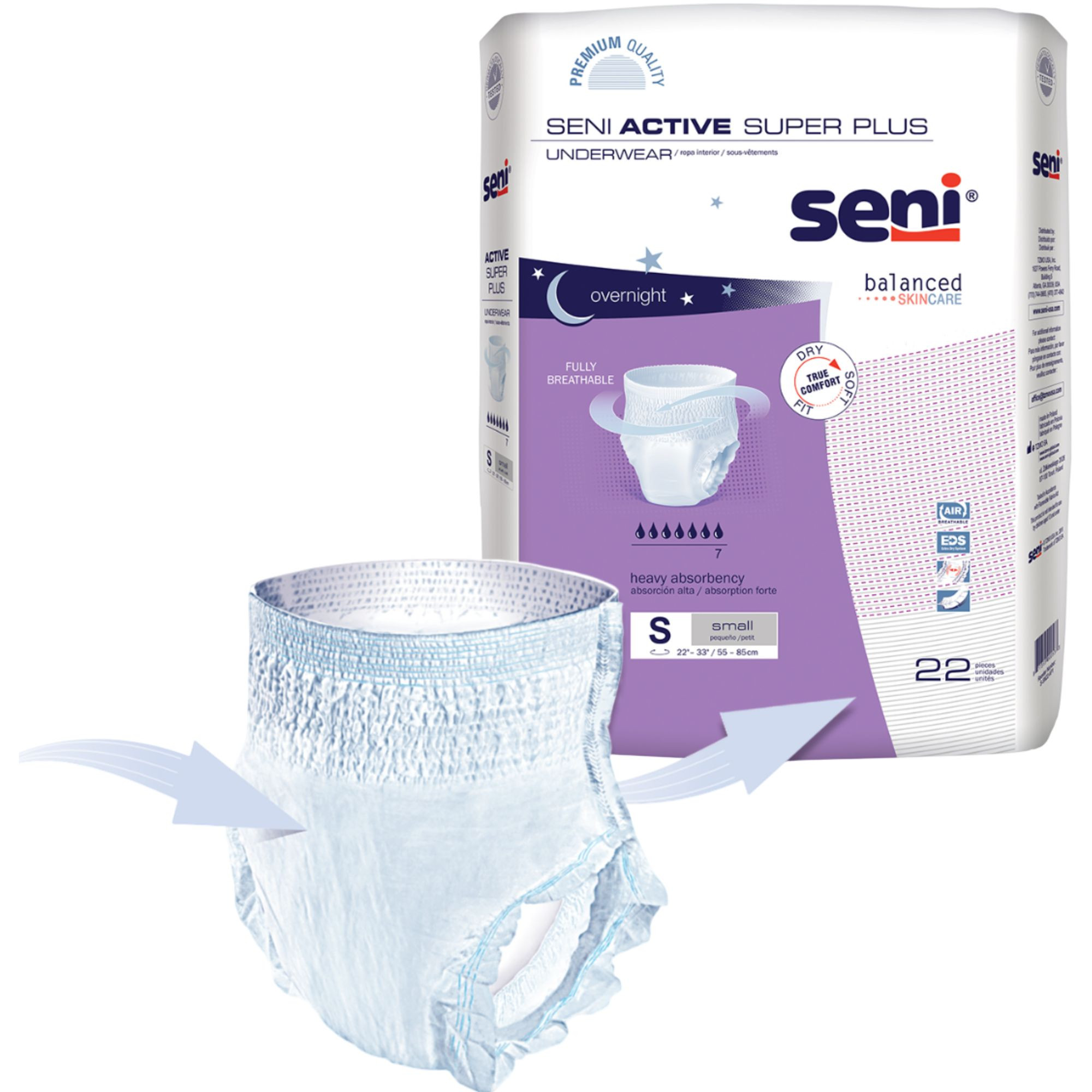 Seni Active Super Plus Underwear, Overnight 