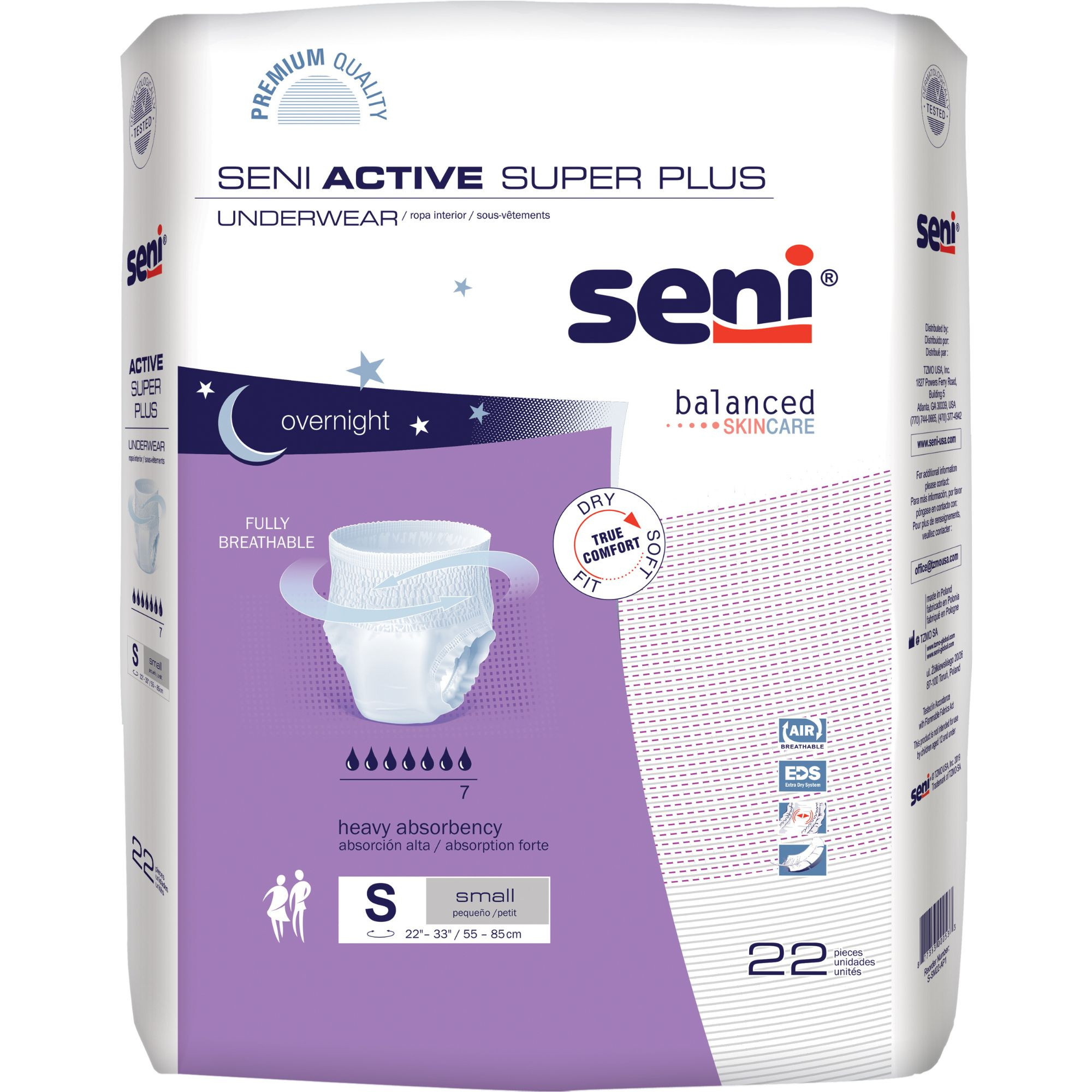 Seni Active Super Plus Underwear, Overnight 