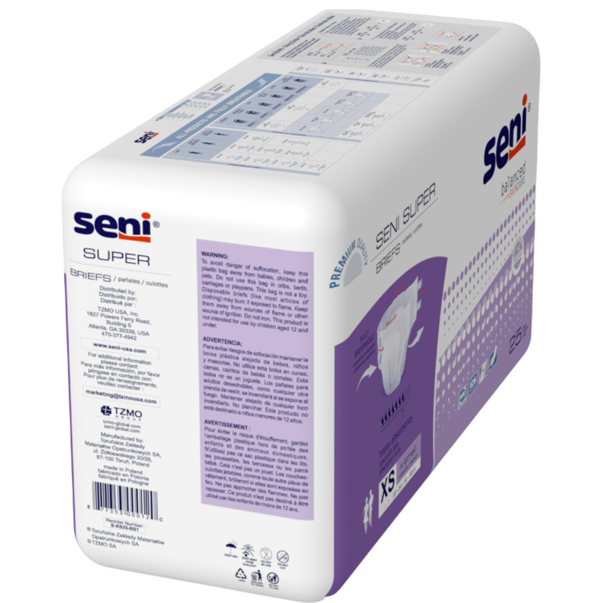 Seni Super Adult Diapers with Tabs