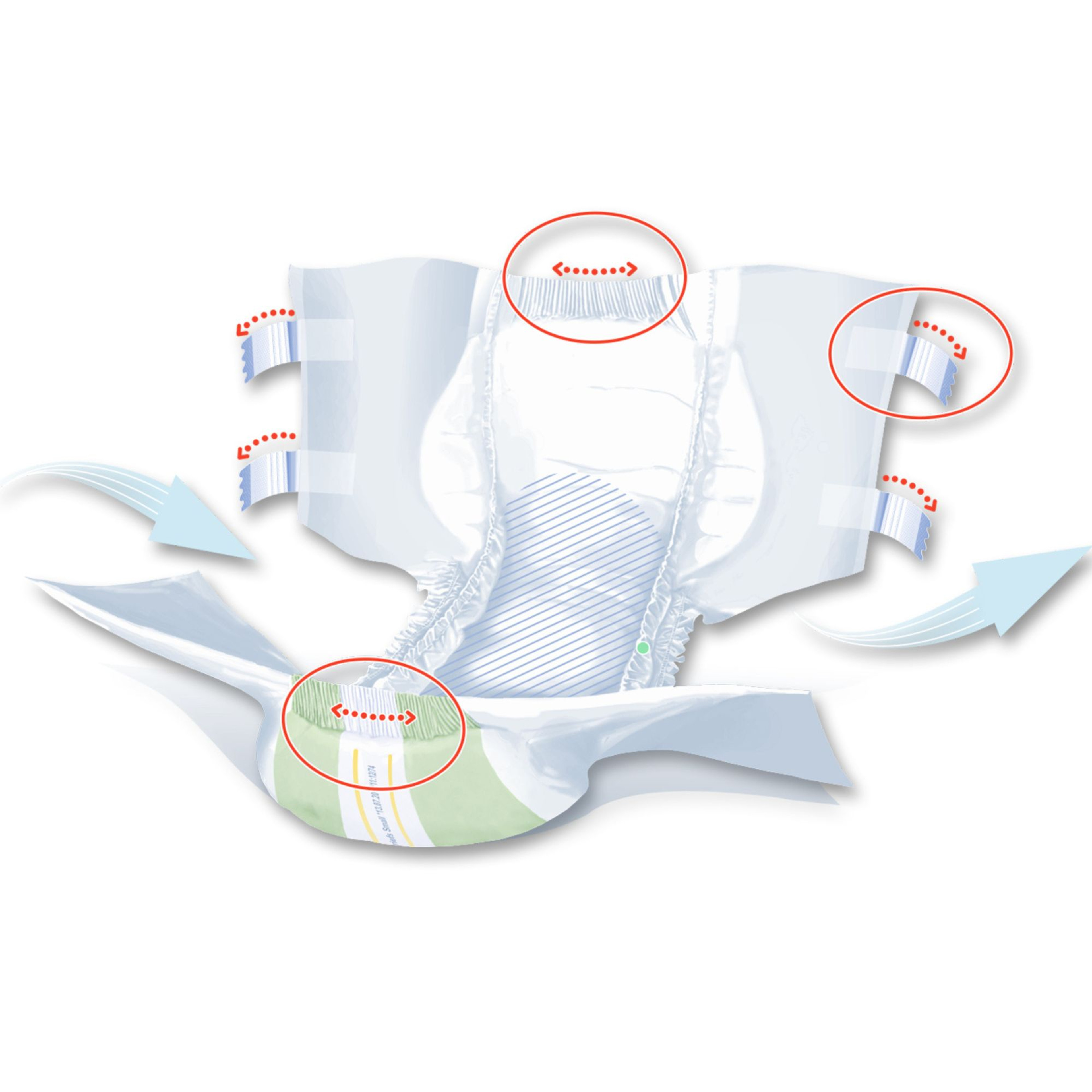 Seni Super Plus Adult Diapers with Tabs