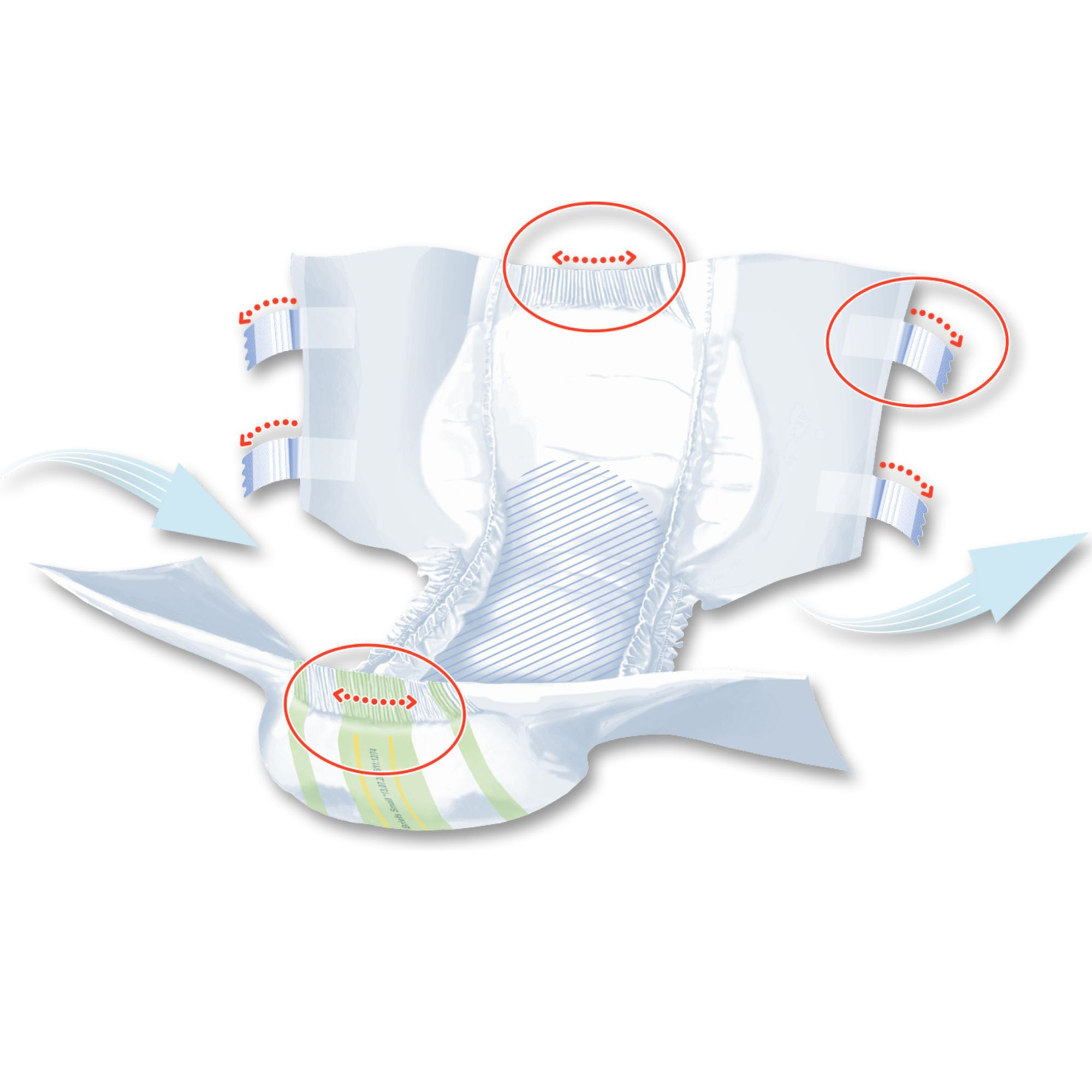 Seni Super Quatro Adult Diapers with Tabs