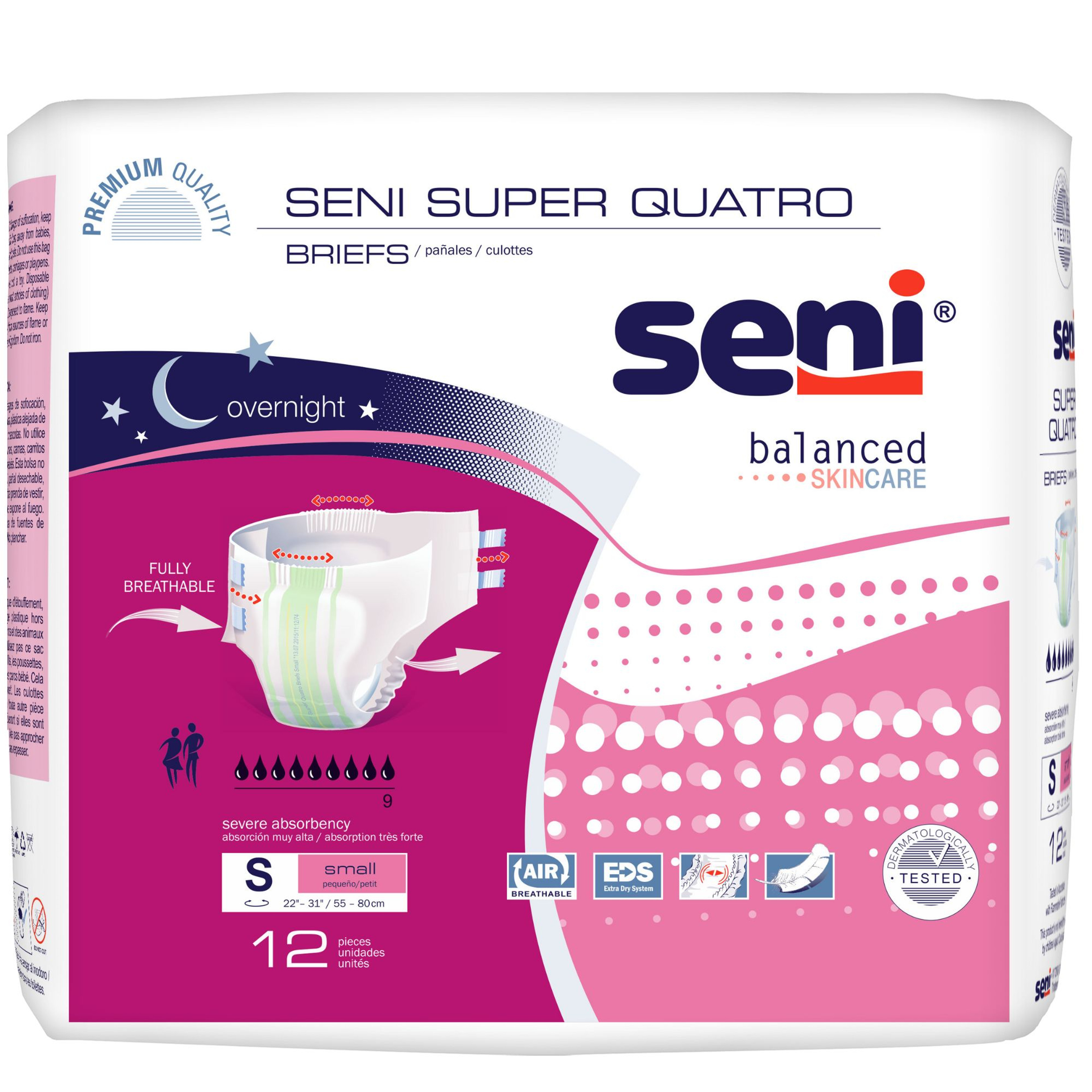 Seni Super Quatro Adult Diapers with Tabs