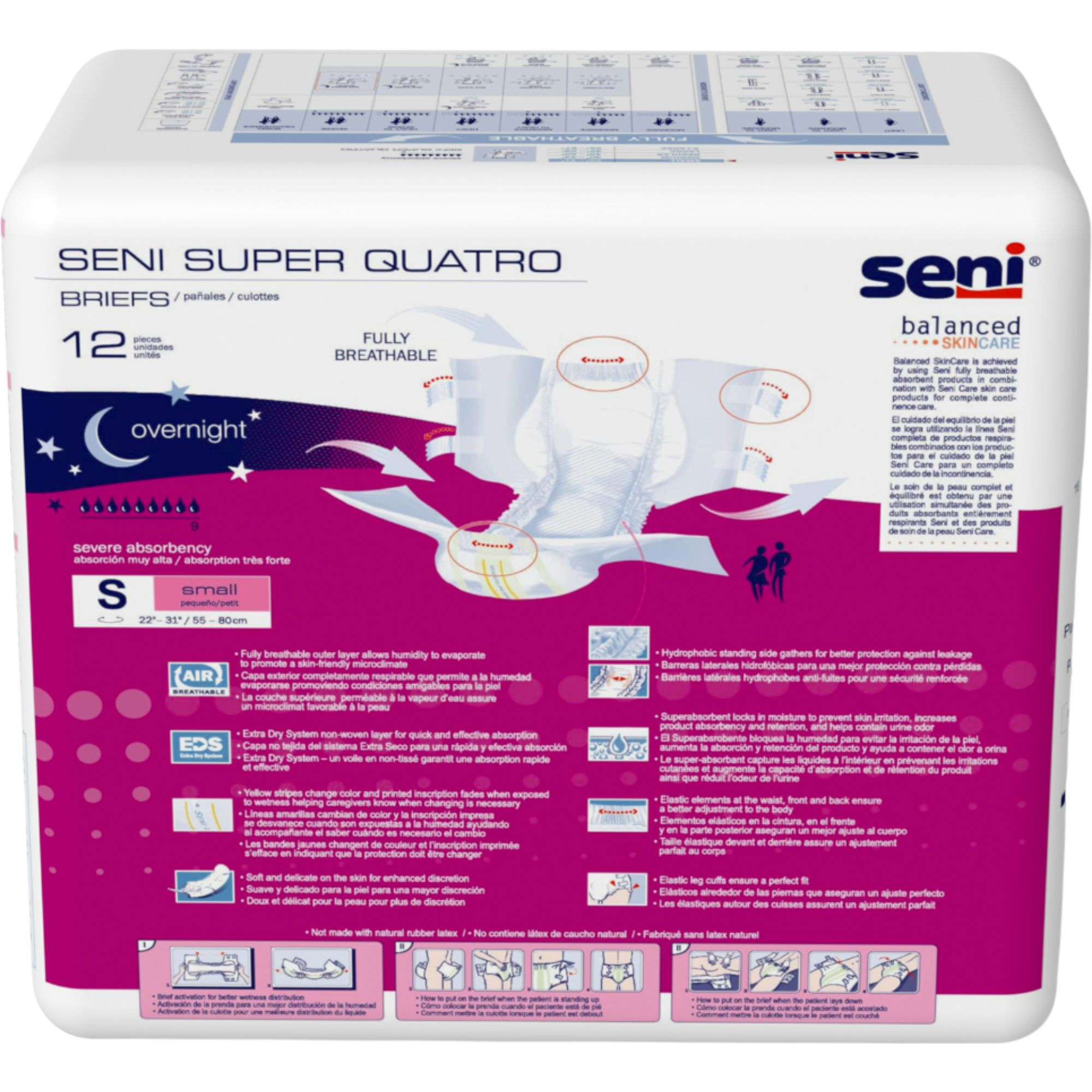 Seni Super Quatro Adult Diapers with Tabs