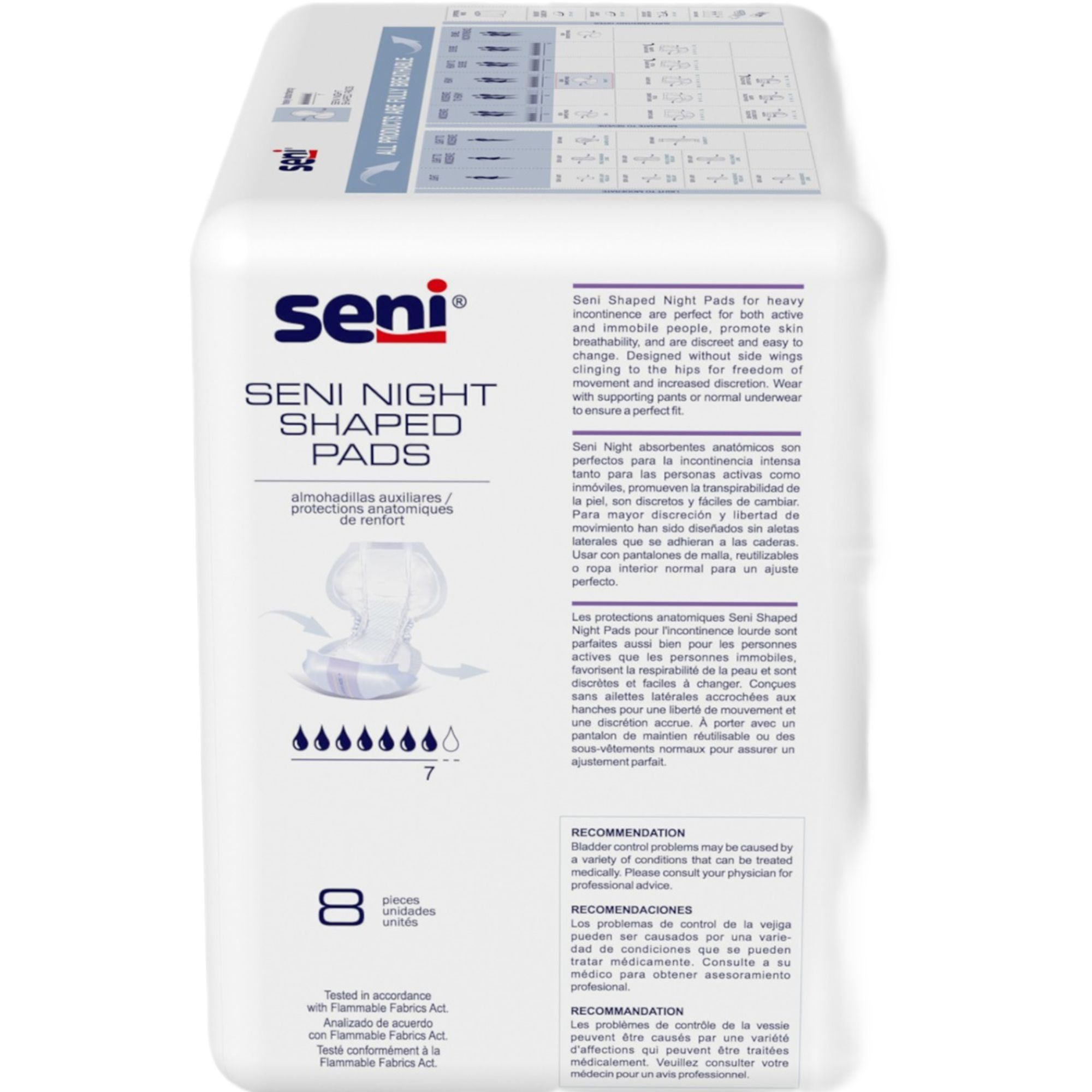 Seni Shaped Night Pads