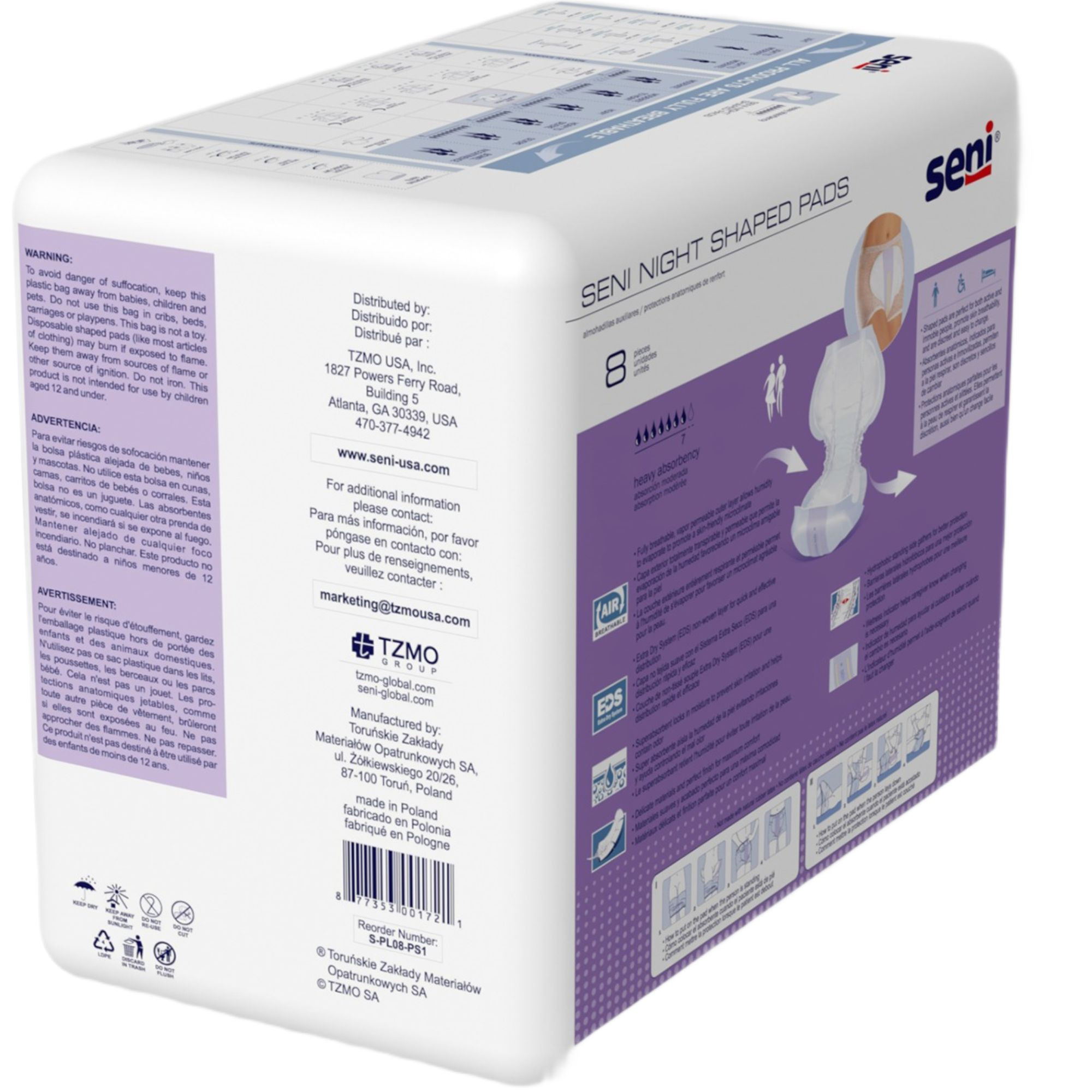 Seni Shaped Night Pads