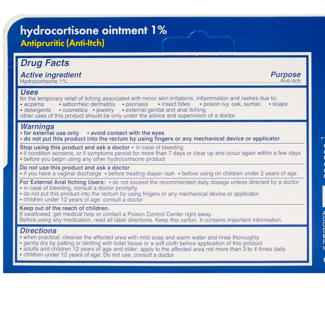 Sunmark Itch Relief Ointment Tube