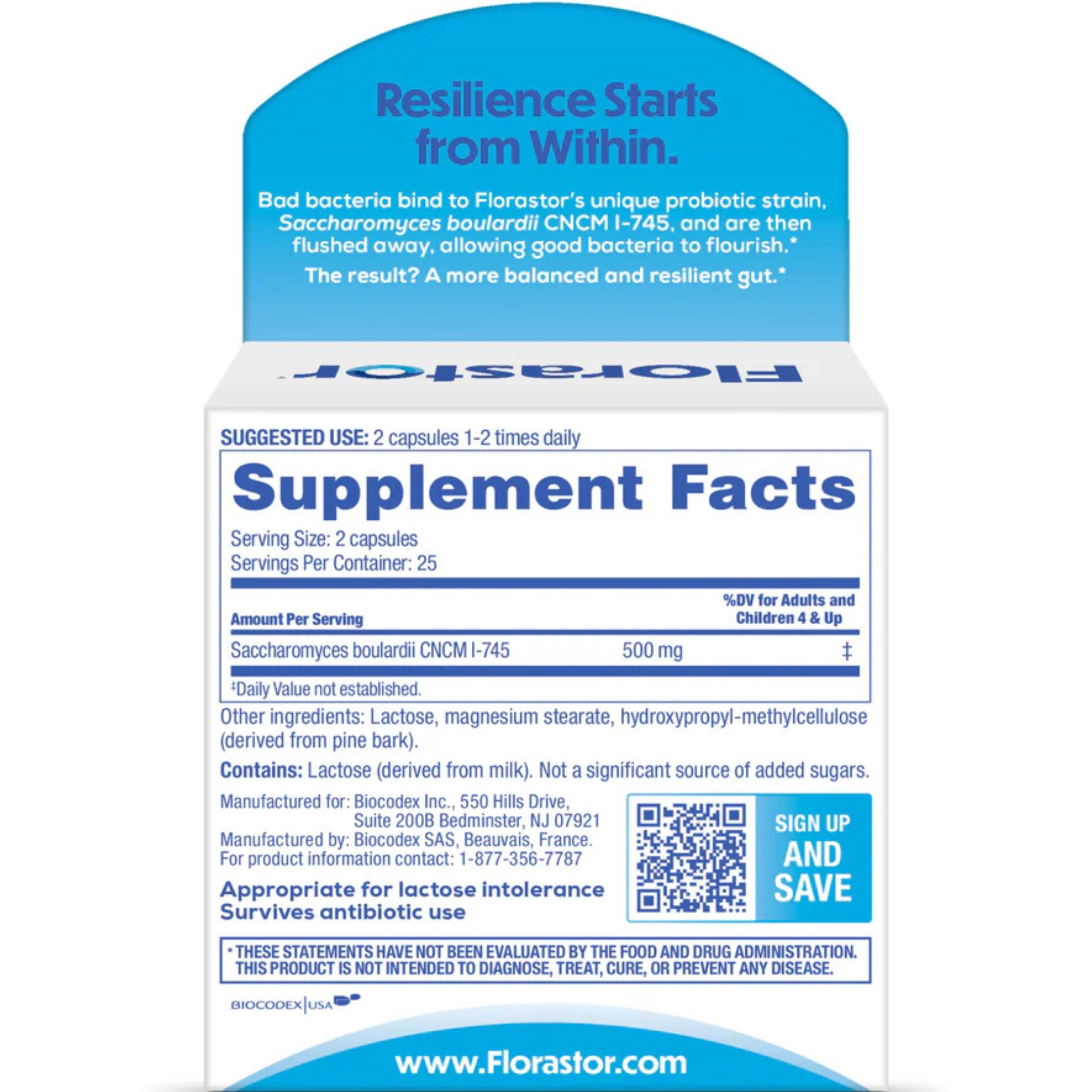 Florastor Probiotic Dietary Supplement Capsule