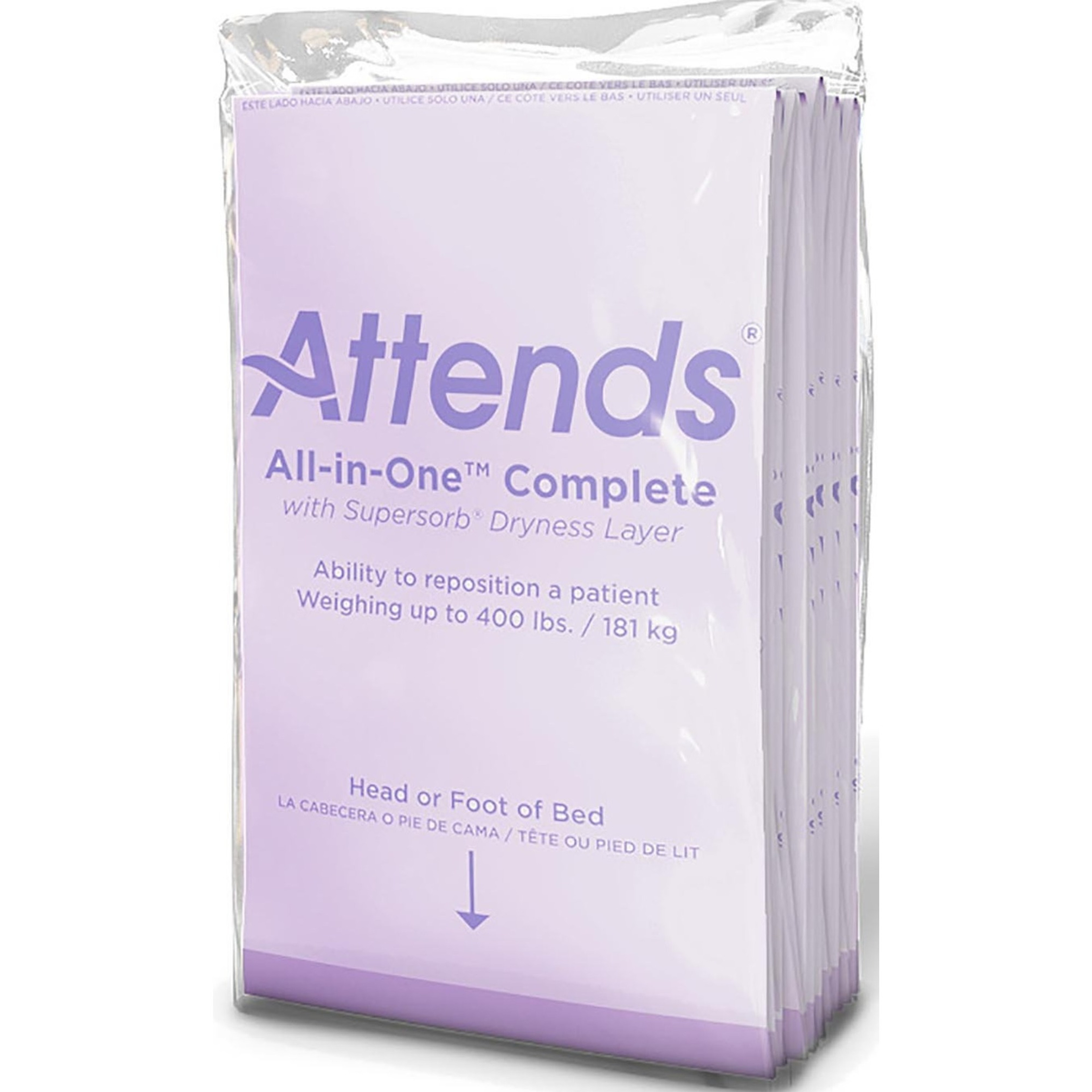 Attends Supersorb Maximum Underpads, Heavy