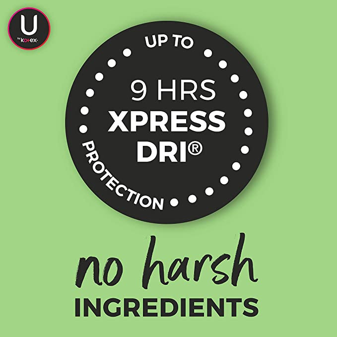 U by Kotex Feminine Pad Security Maxi, Regular