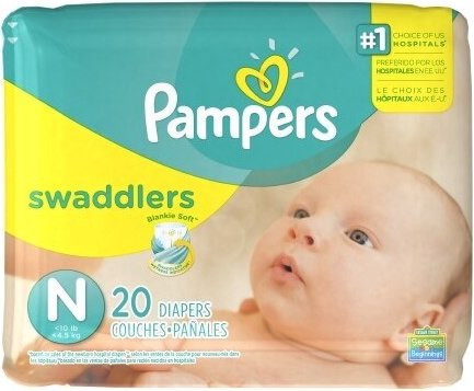 Pampers Swaddlers Baby Diapers with Tabs