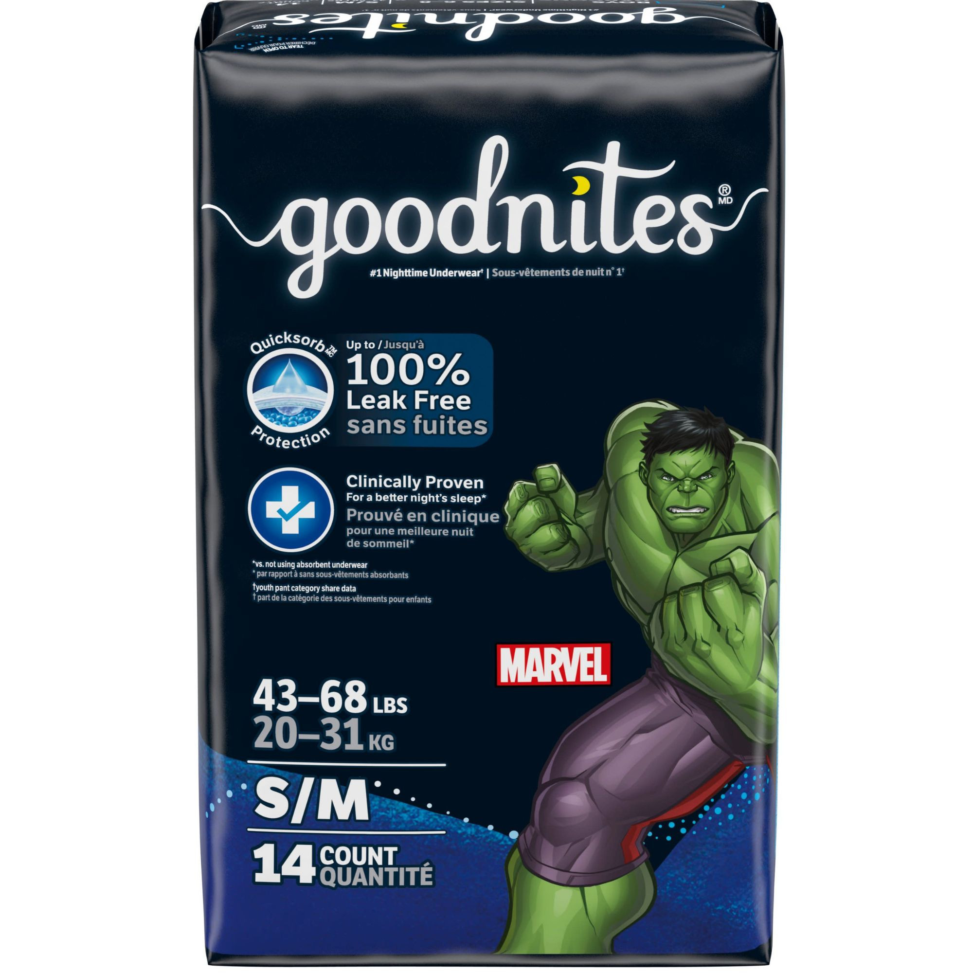 GoodNites NightTime Underwear for Boys