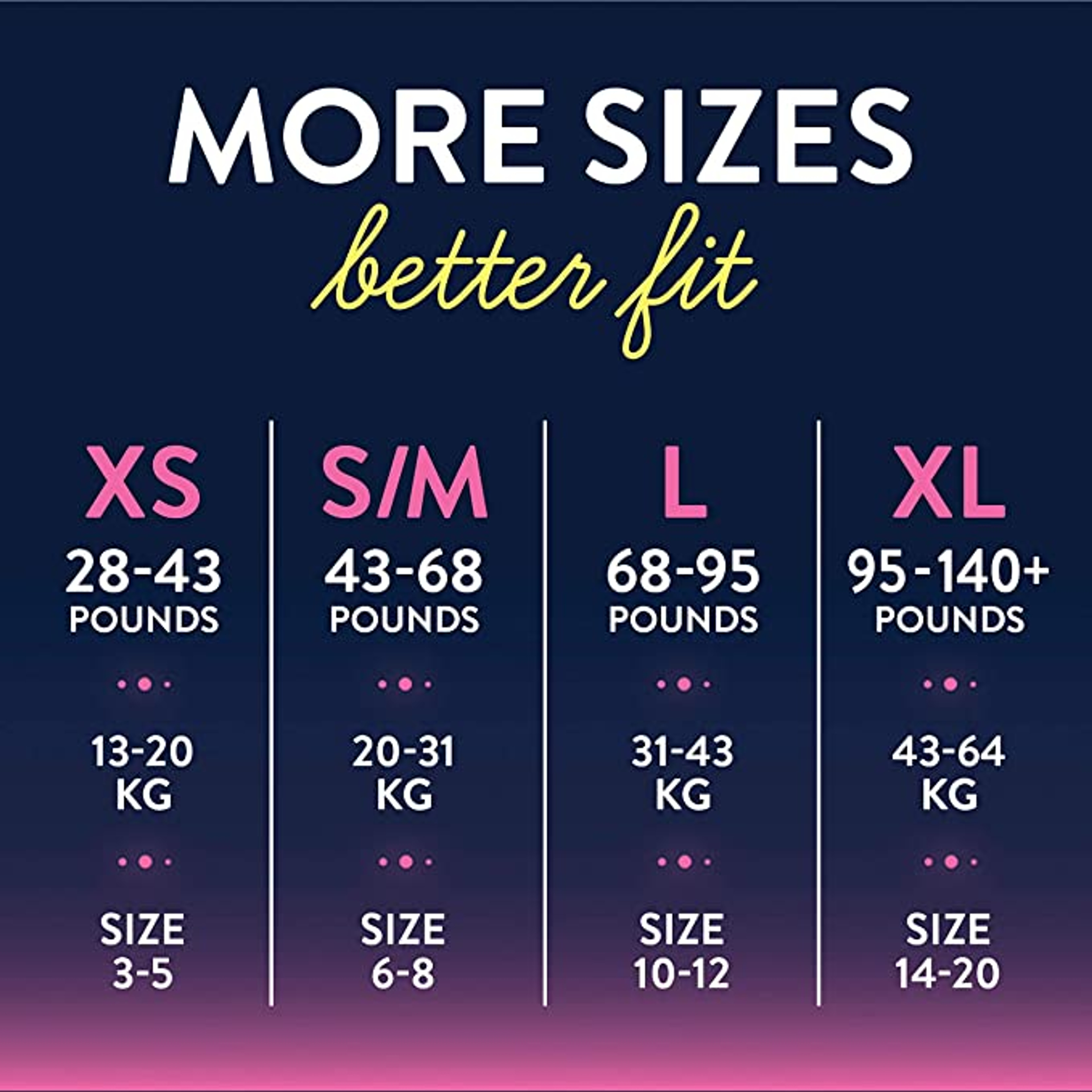 GoodNites NightTime Underwear for Girls