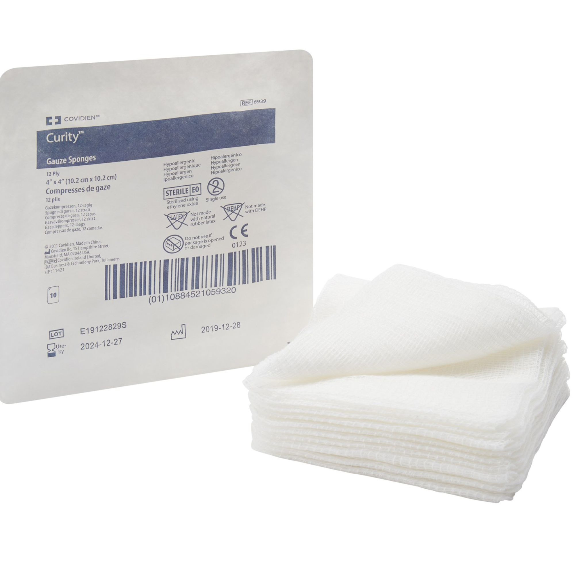 Curity 12-Ply Gauze Sponges