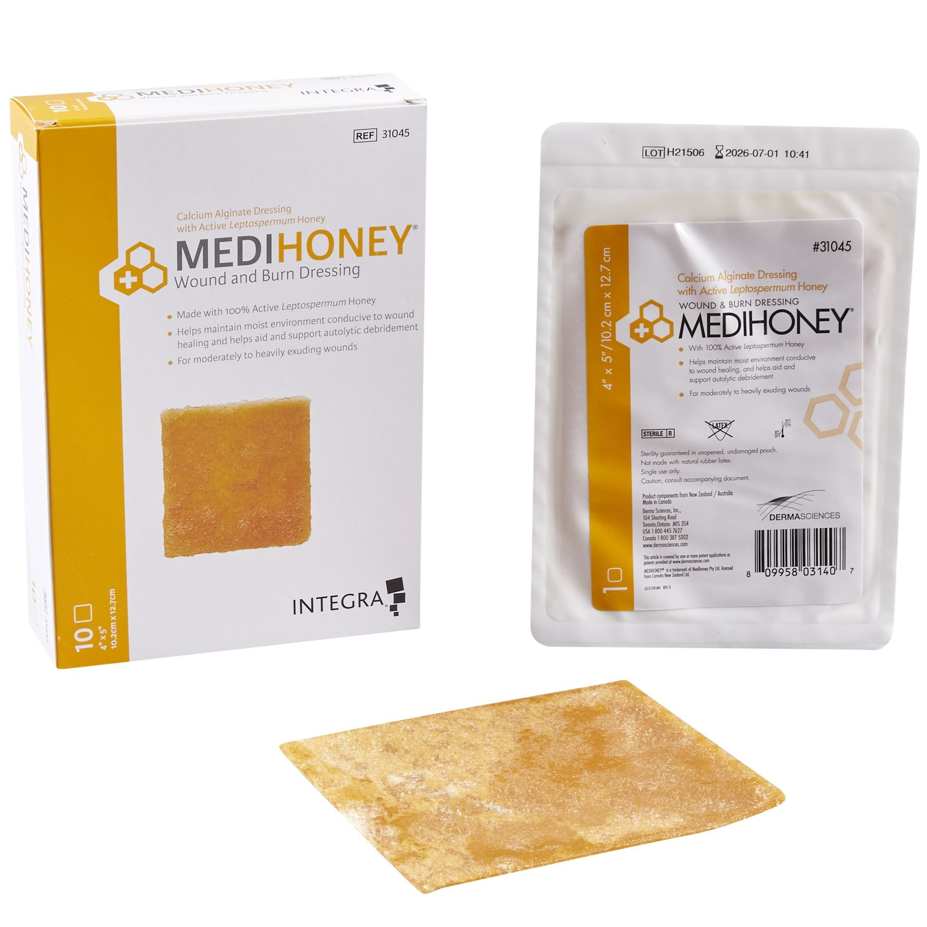 MediHoney Calcium Alginate Dressing