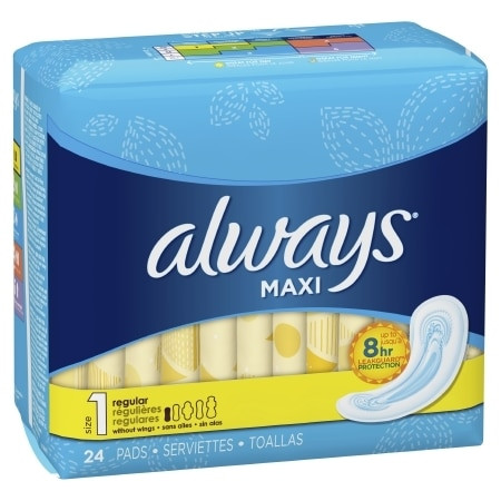 Always Feminine Pad, Maxi