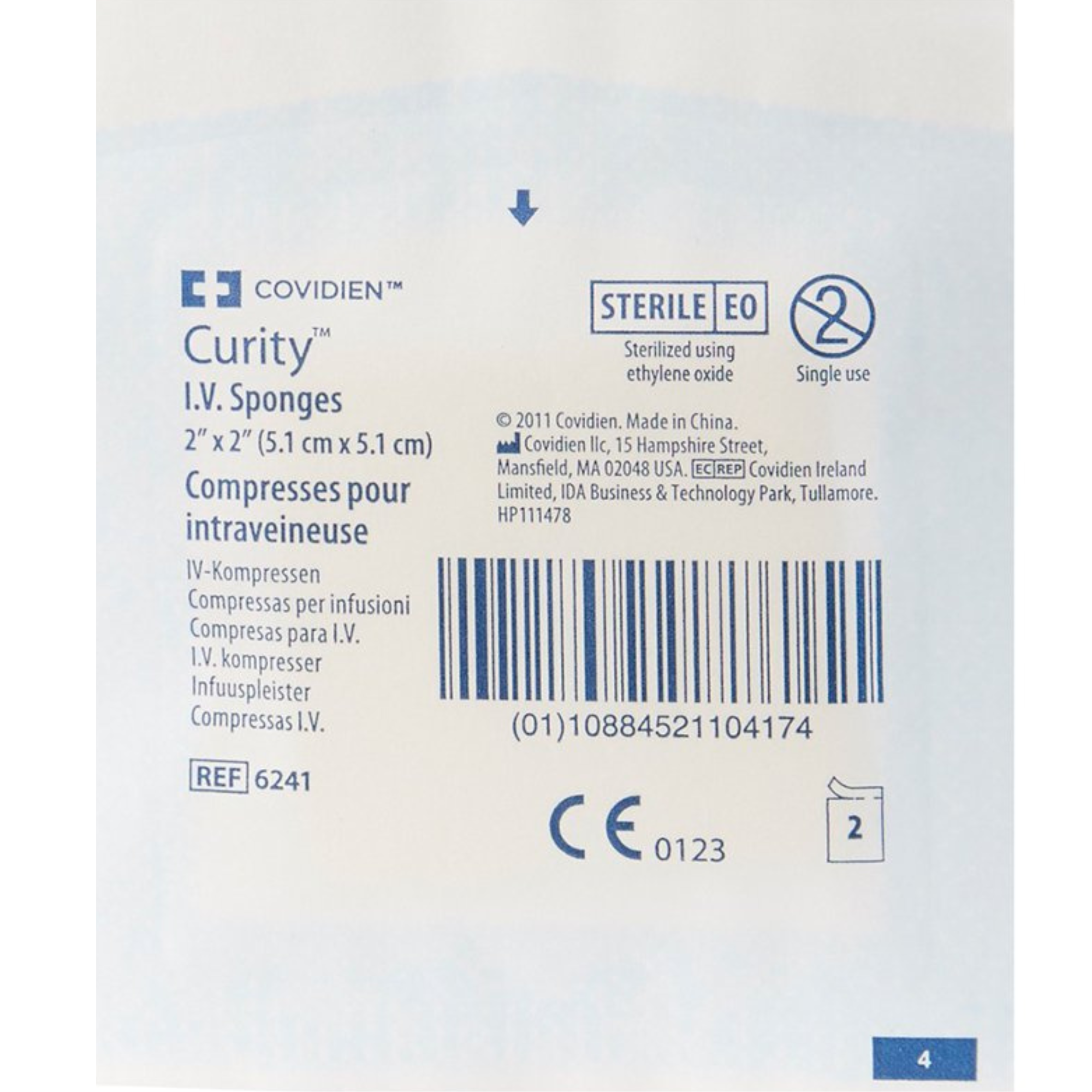 Curity I.V. / Drain Split Dressing