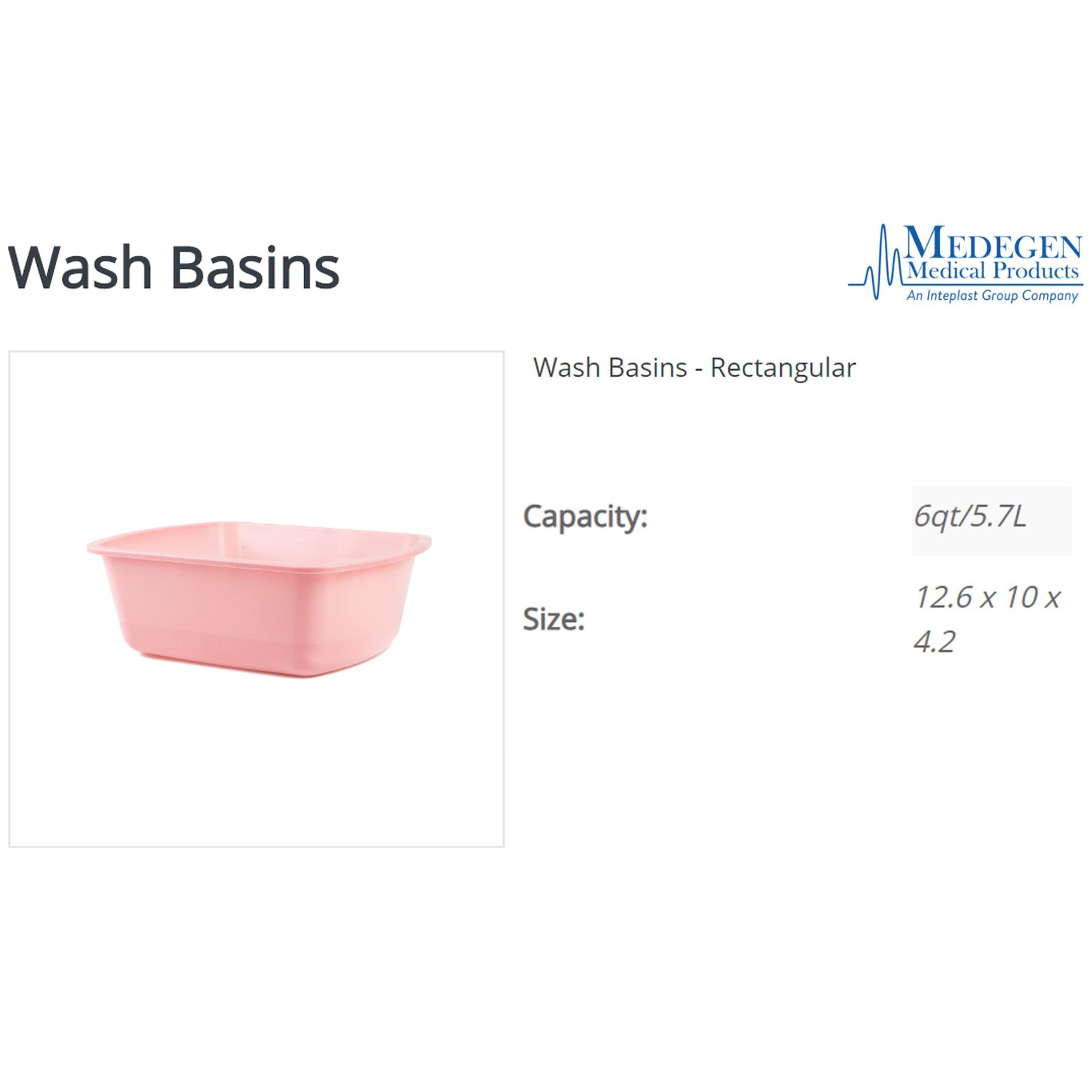 Medegen Wash Basin