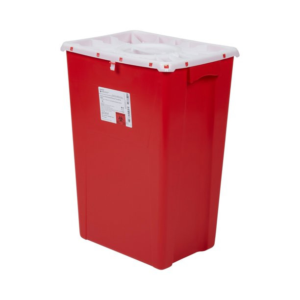 McKesson Prevent Biohazard Sharps Container - PG-II, 18 Gallon