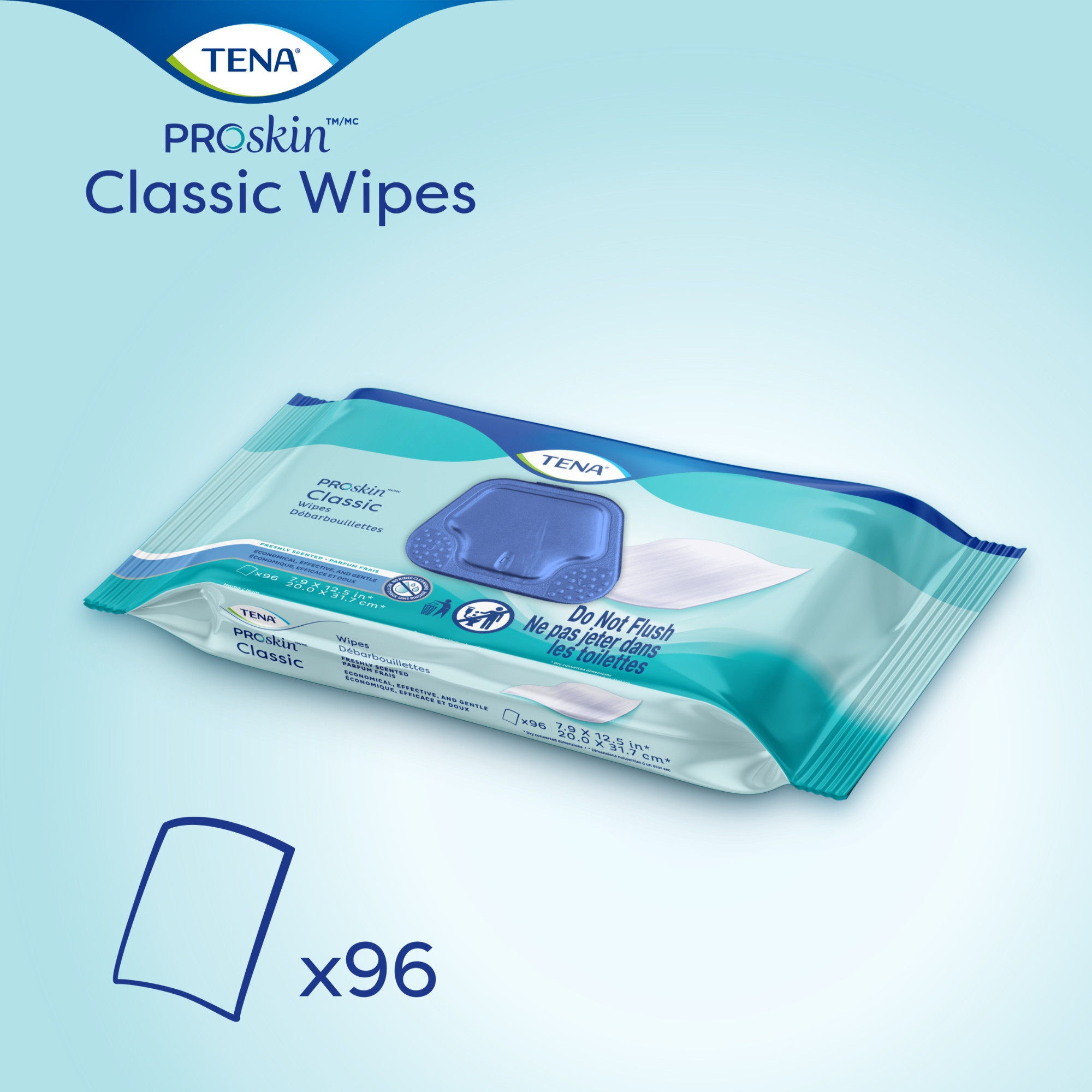 TENA ProSkin Classic Premoistened Adult Wipes