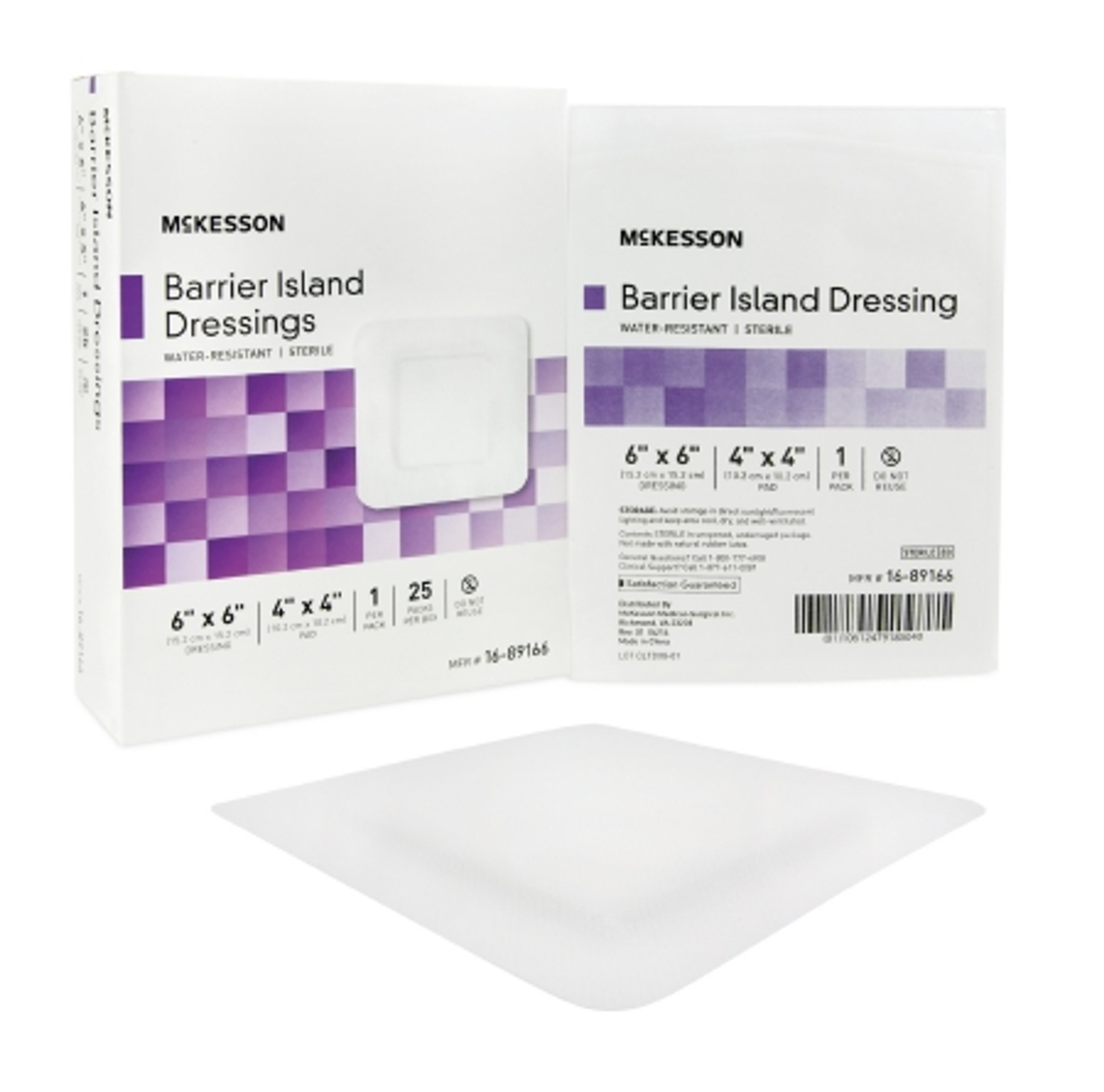 McKesson Barrier Island Dressing, Sterile