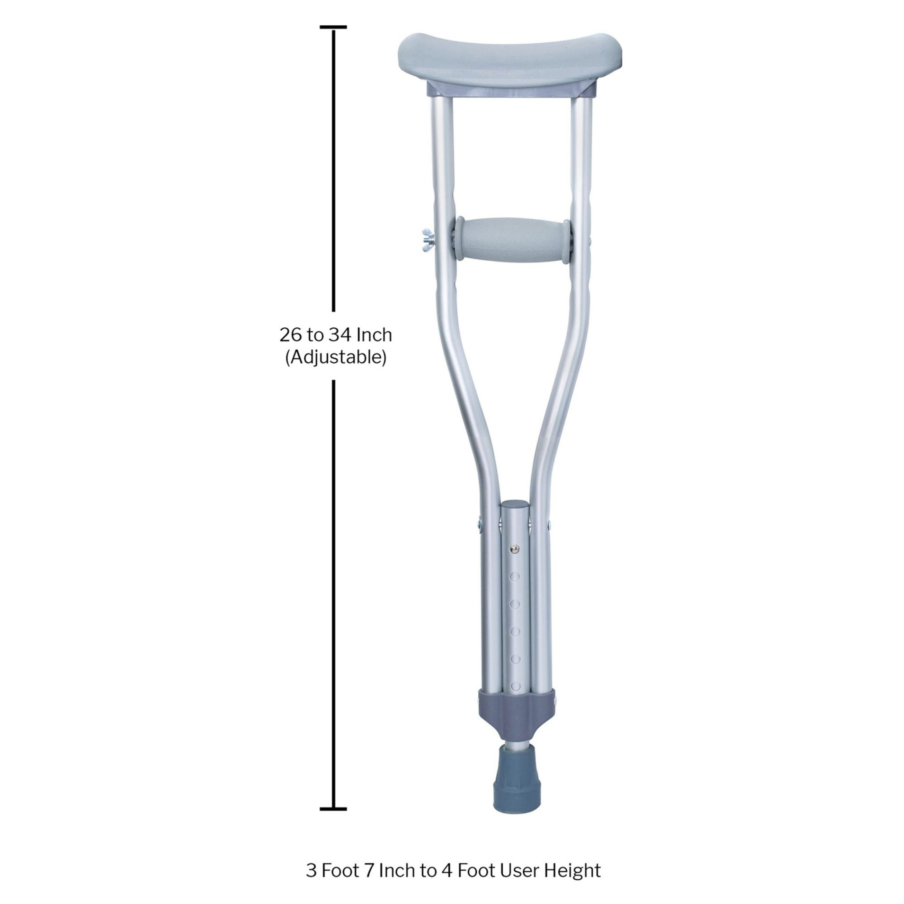 McKesson Underarm Crutches, Child up to 150 lbs