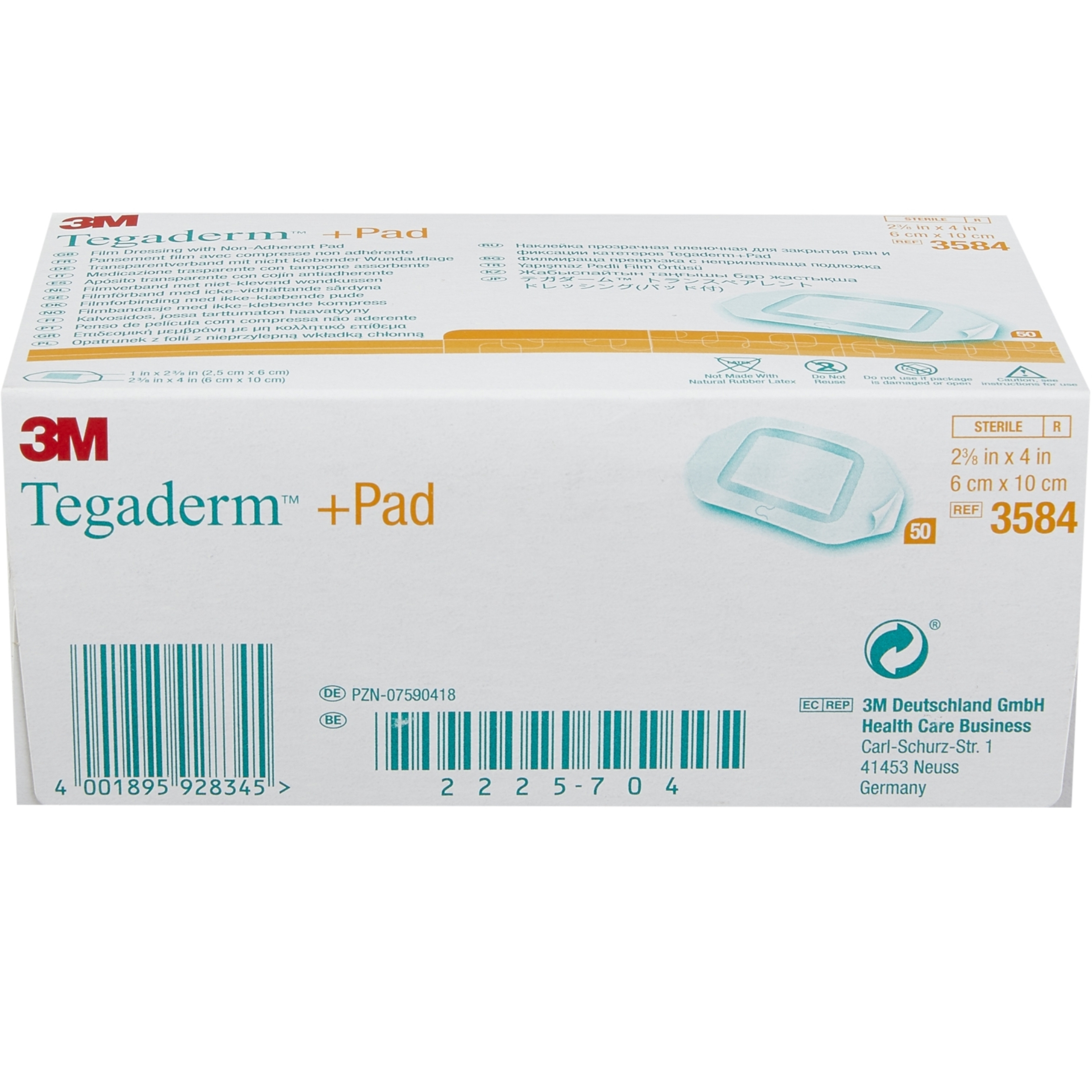3M Tegaderm with Pad Film Dressing | Shop at Carewell