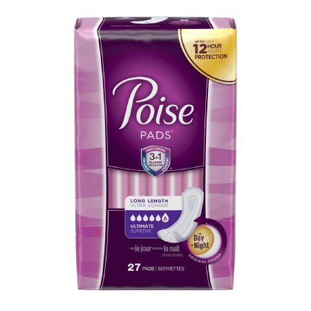 Poise Original Pads, Long Length, Ultimate