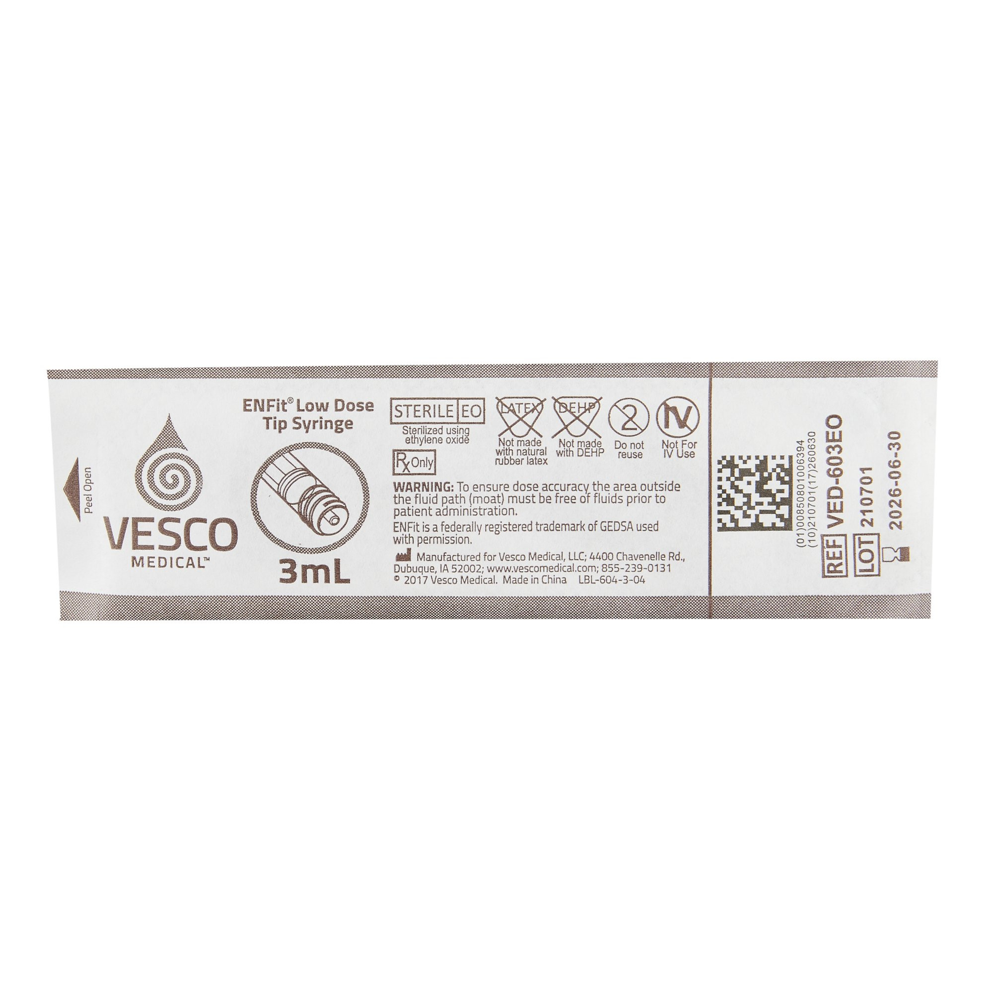 Vesco Enteral Feeding / Irrigation Syringe