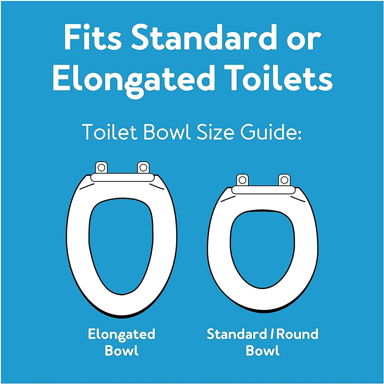 Carex Raised Toilet Seat with Rubber Pads, 5.5'