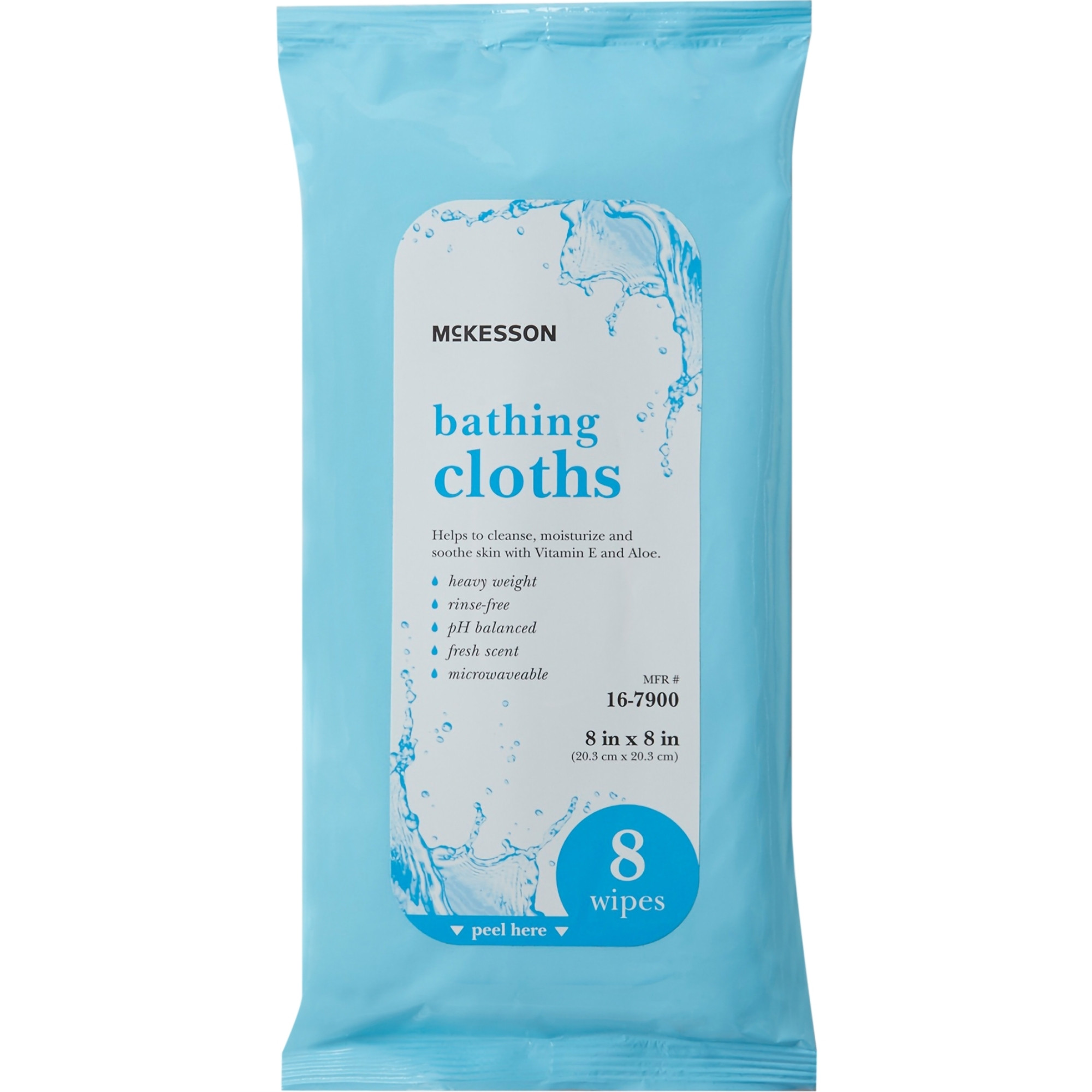 McKesson Rinse-Free Bathing Cloths