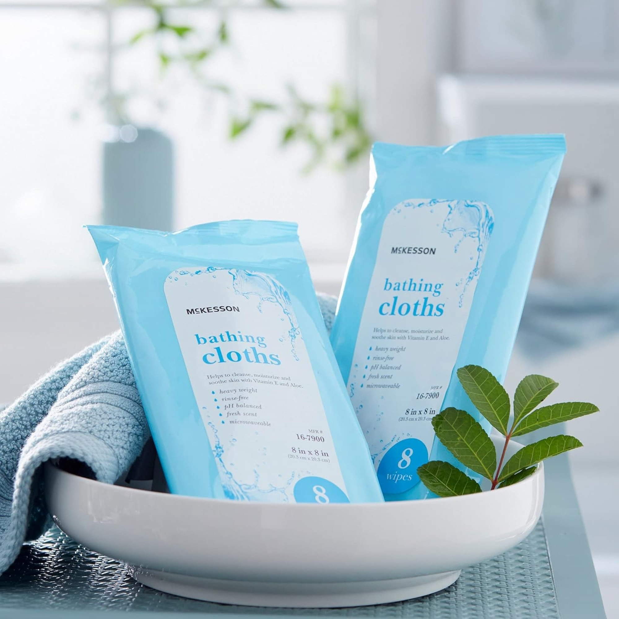McKesson Rinse-Free Bathing Cloths