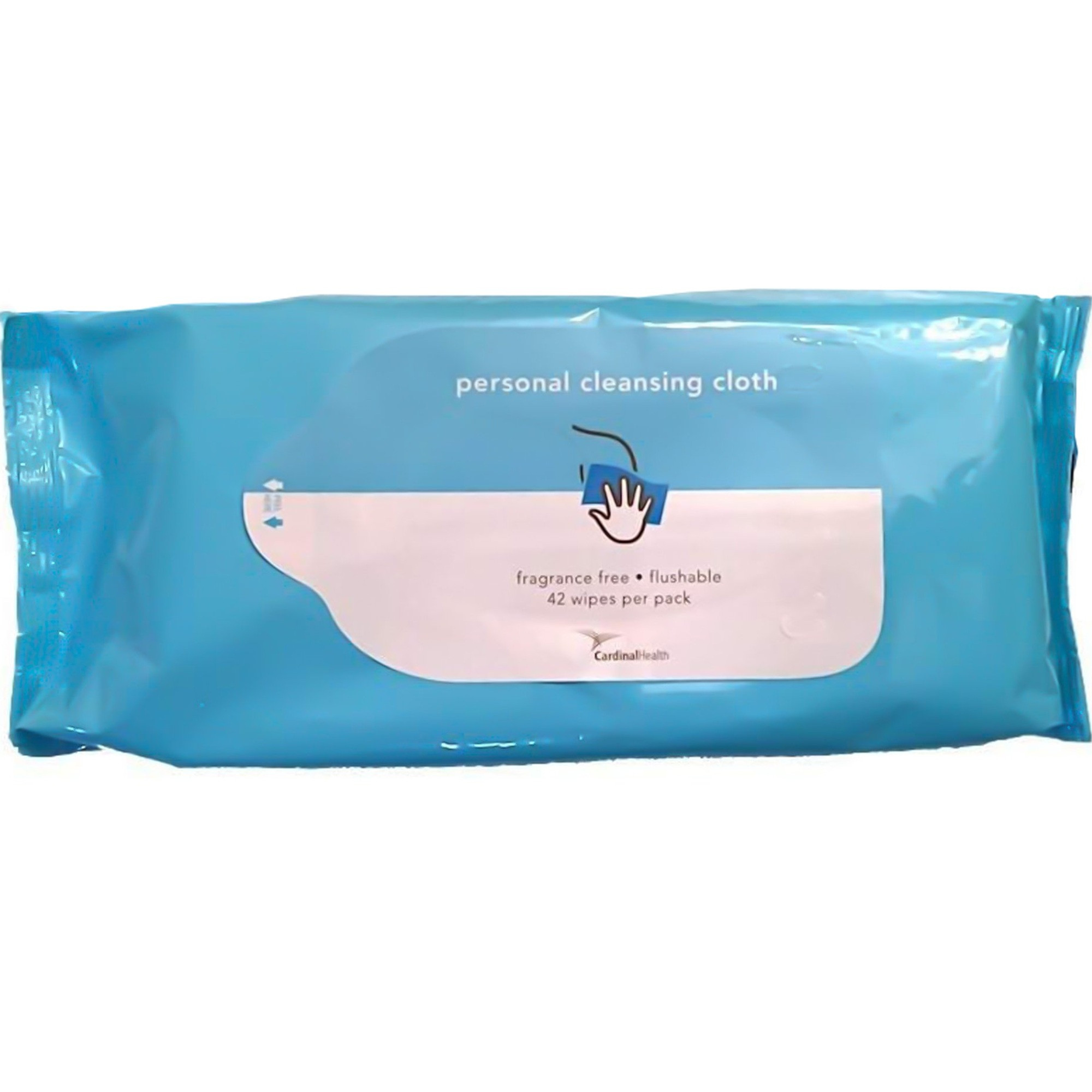 Cardinal Personal Cleansing Cloth, Non-flushable