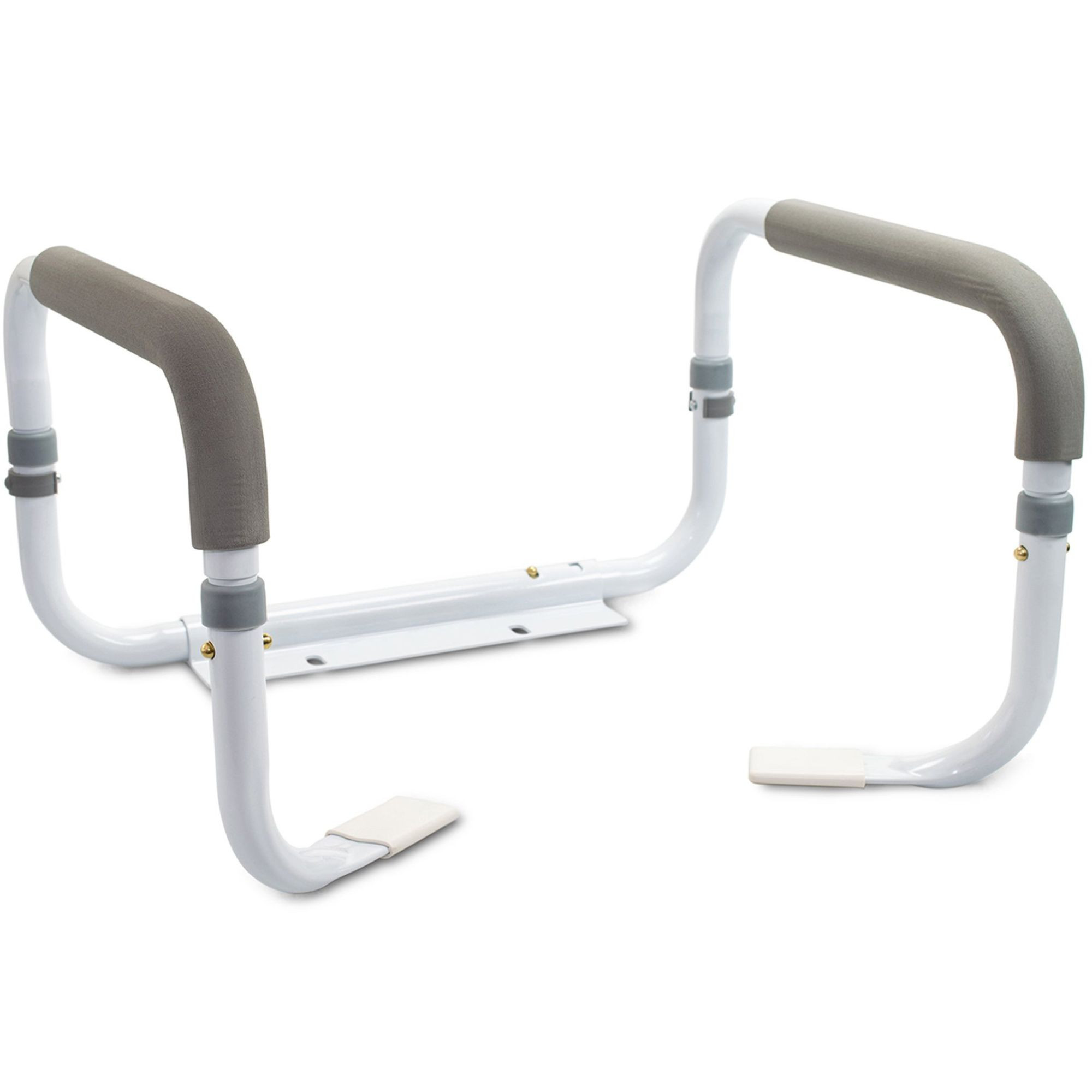 McKesson Toilet Safety Rail, White Steel, 146-RTL12087-CS2, 2 Rails