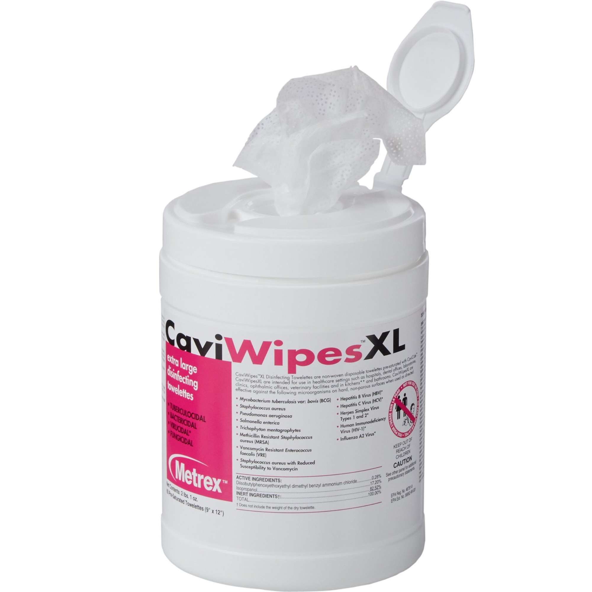 CaviWipes Surface Disinfectant Wipes XL