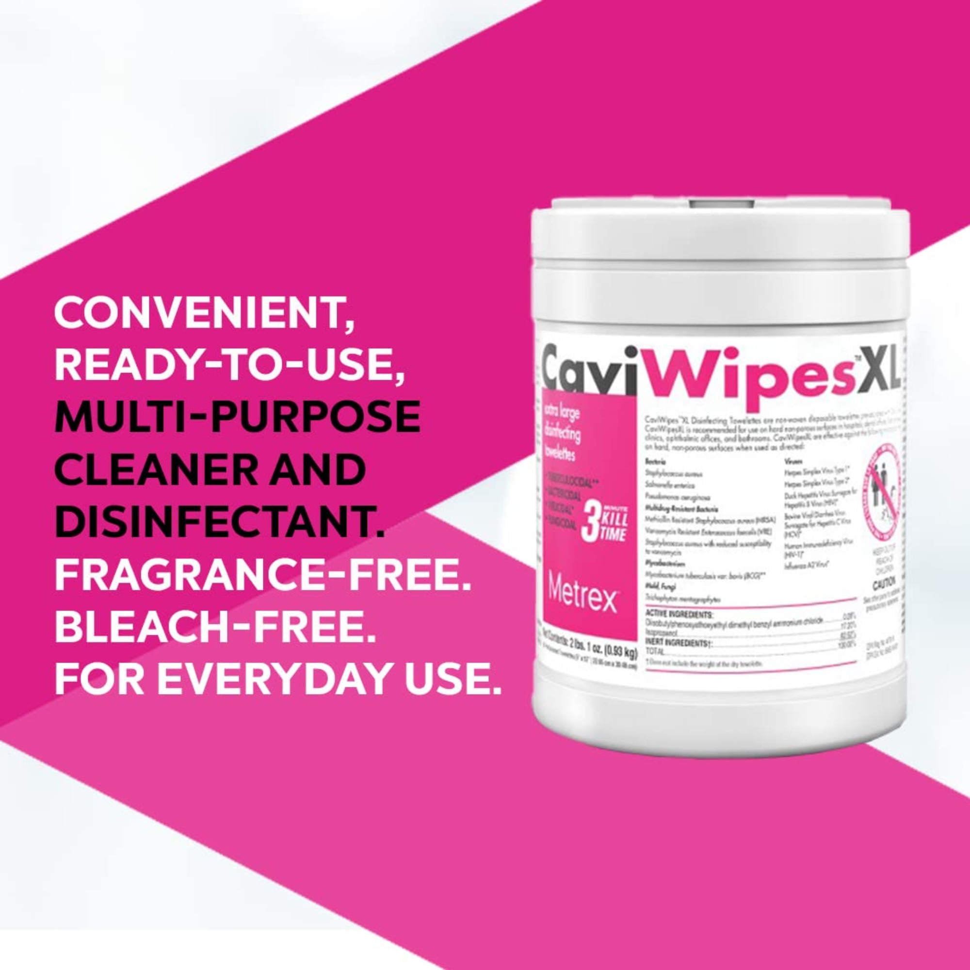 CaviWipes Surface Disinfectant Wipes XL