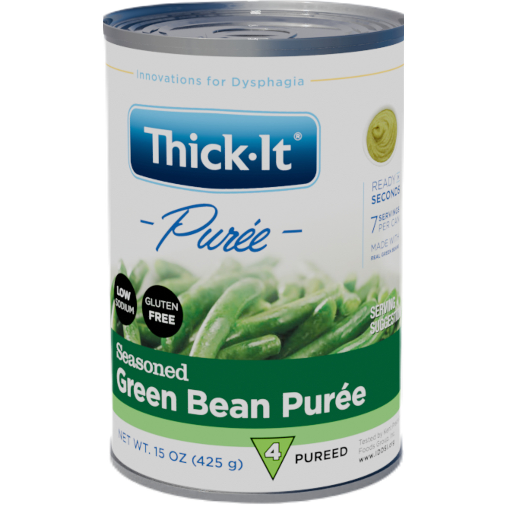 Thick-It Seasoned Green Bean Puree, Can