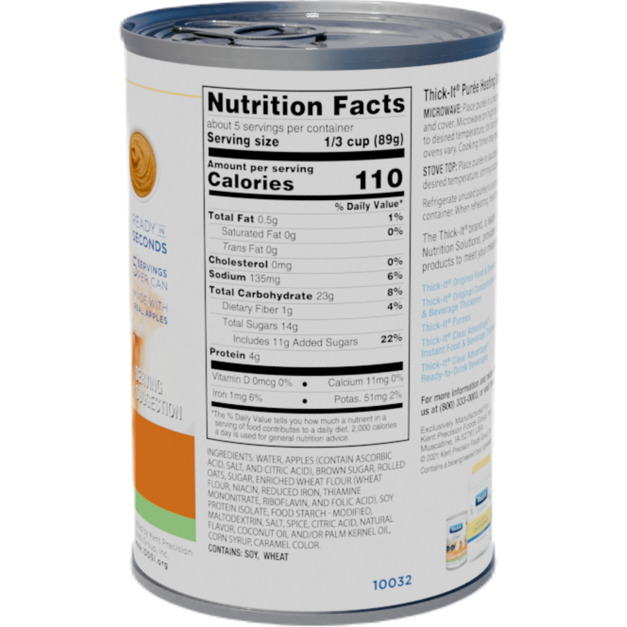 Thick-It Caramel Apple Pie Puree, Can