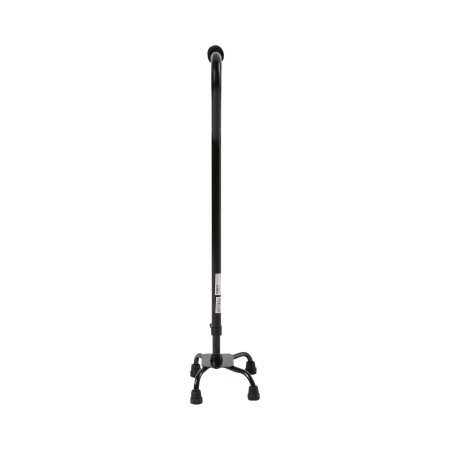 McKesson Steel Small Base Quad Cane Black
