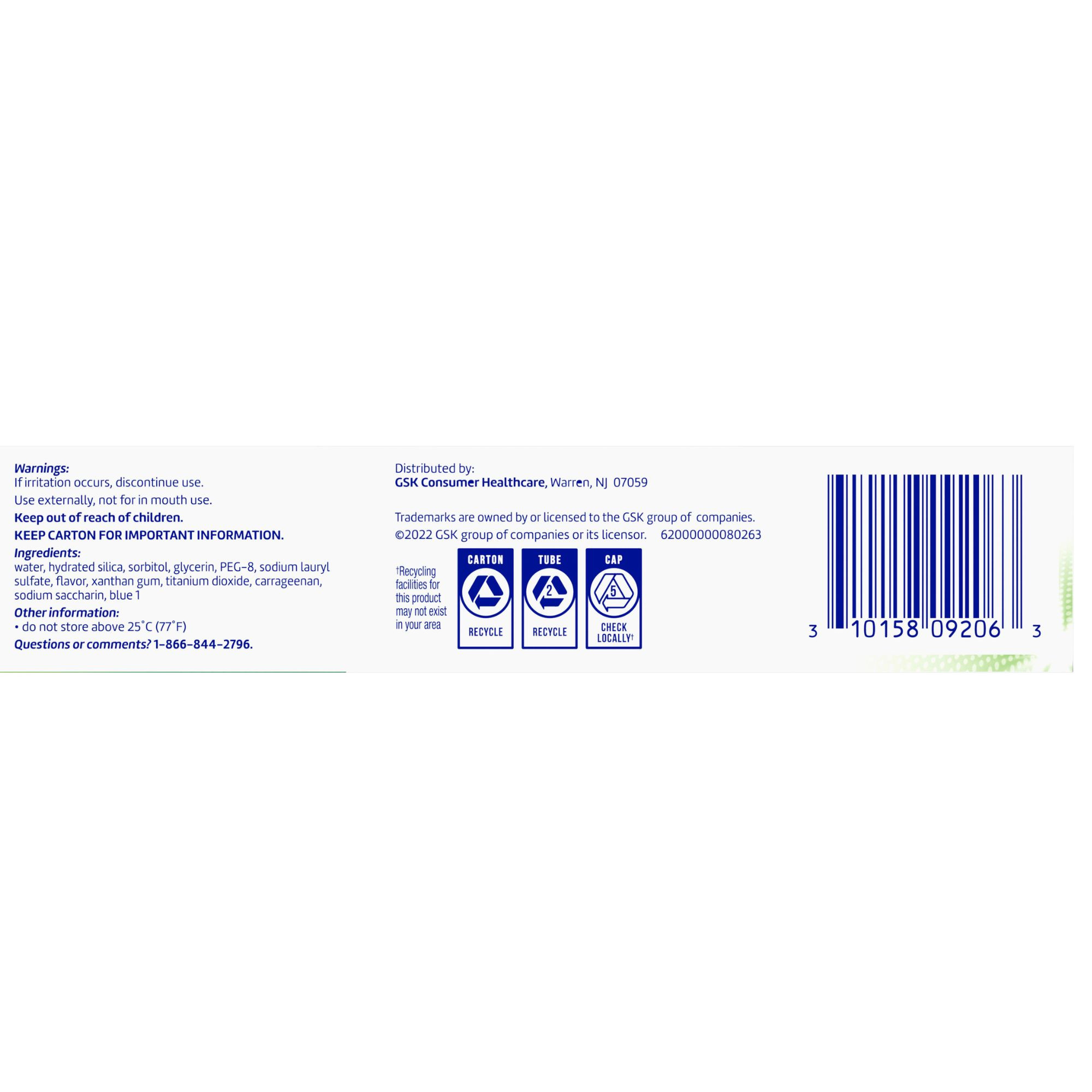 Package of Polident Dentu-Creme Denture Cleaner