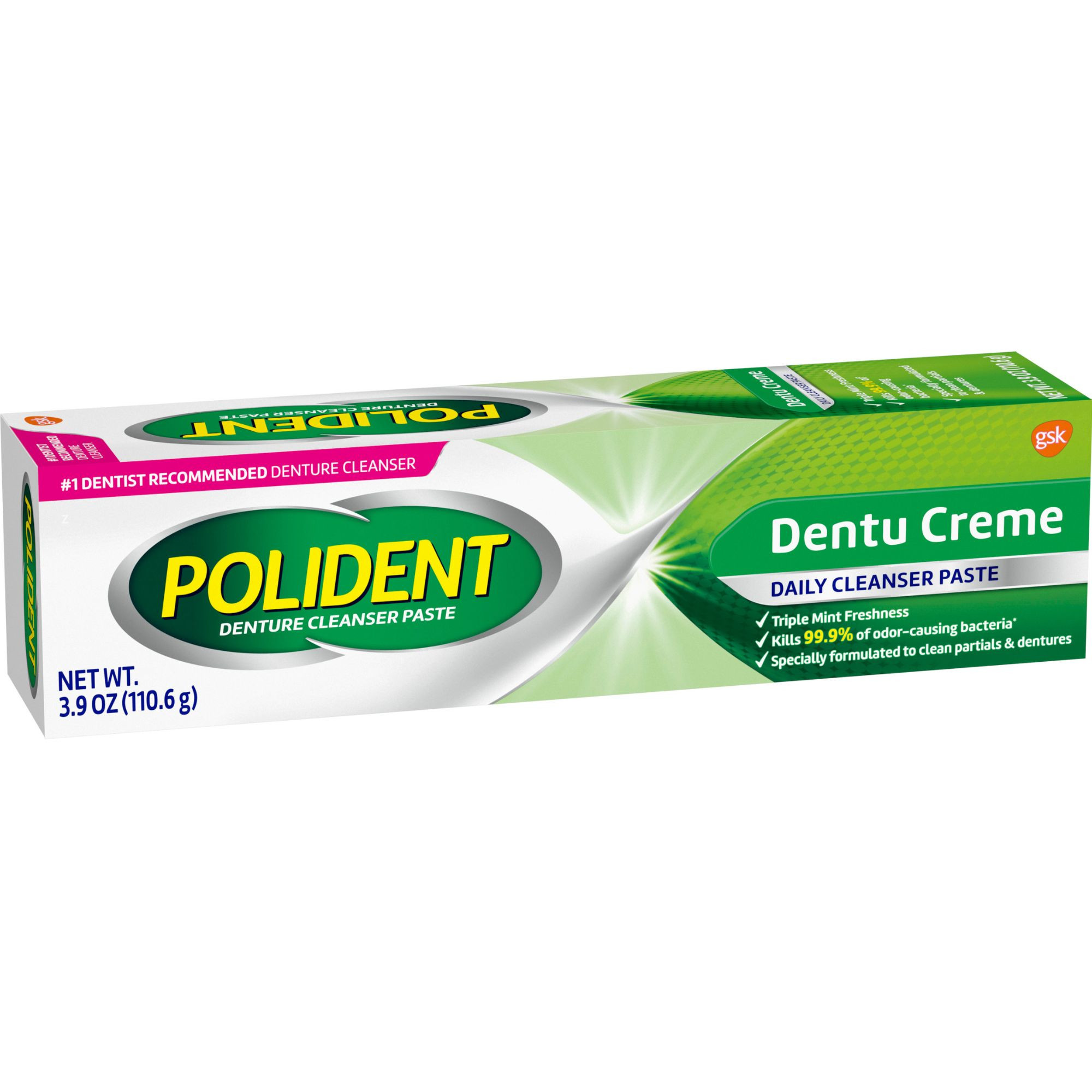 Polident Dentu Creme Daily Denture Cleanser Paste