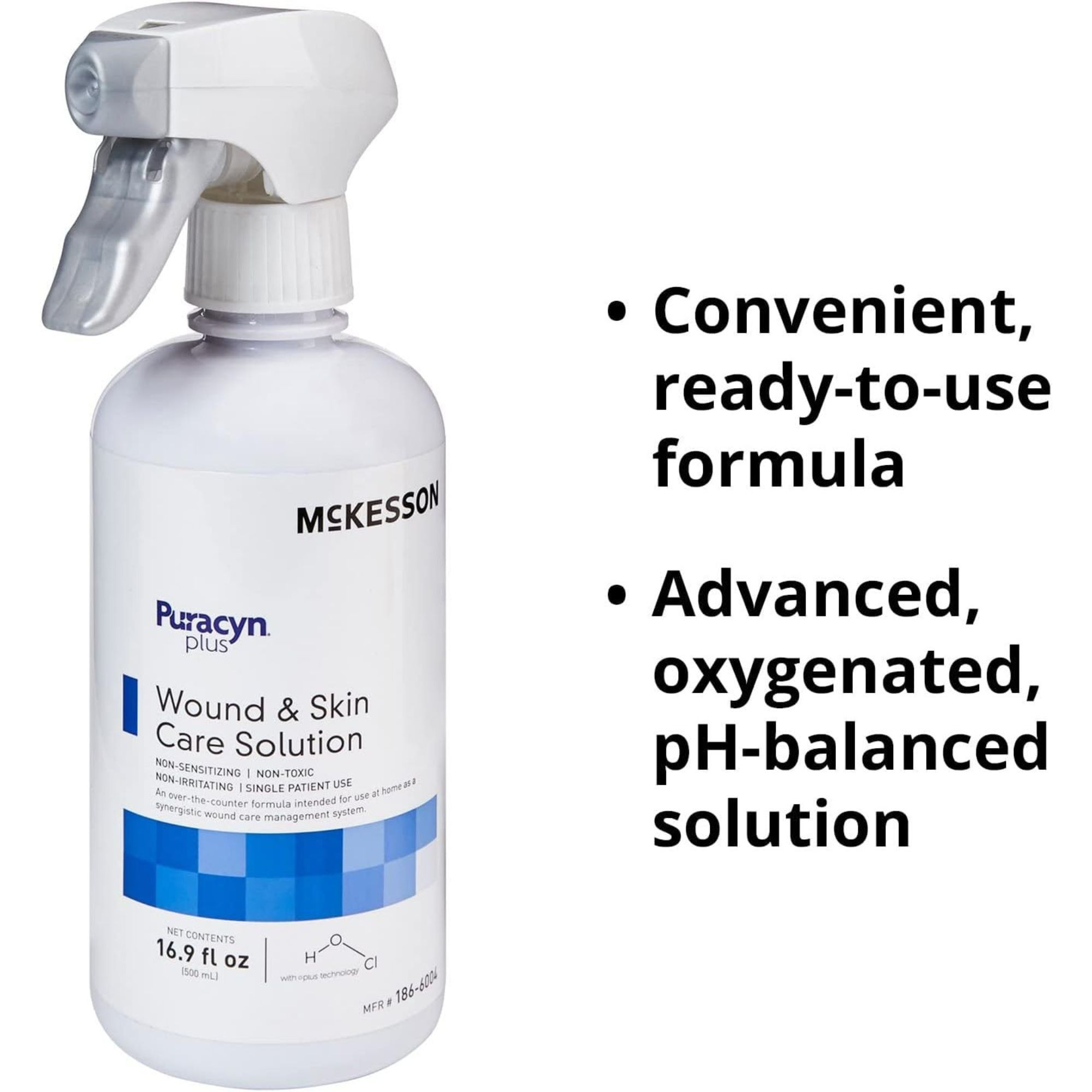 McKesson Puracyn Plus Wound Irrigation Solution, Spray Bottle