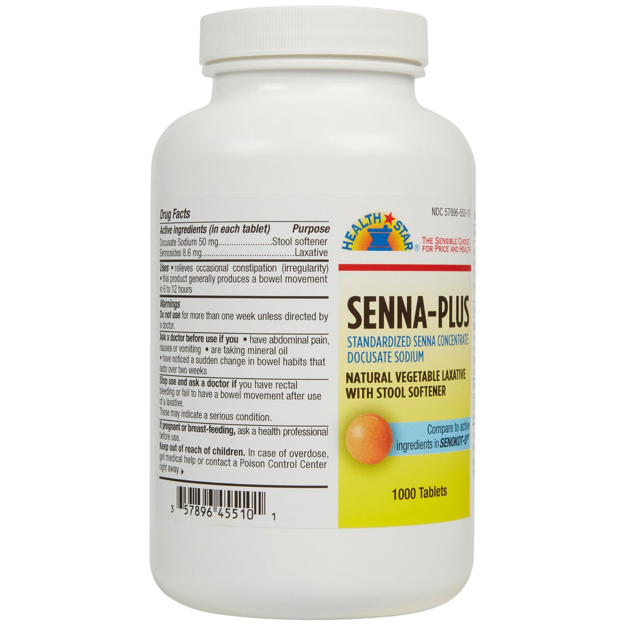 Geri-Care Senna Plus Stool Softener