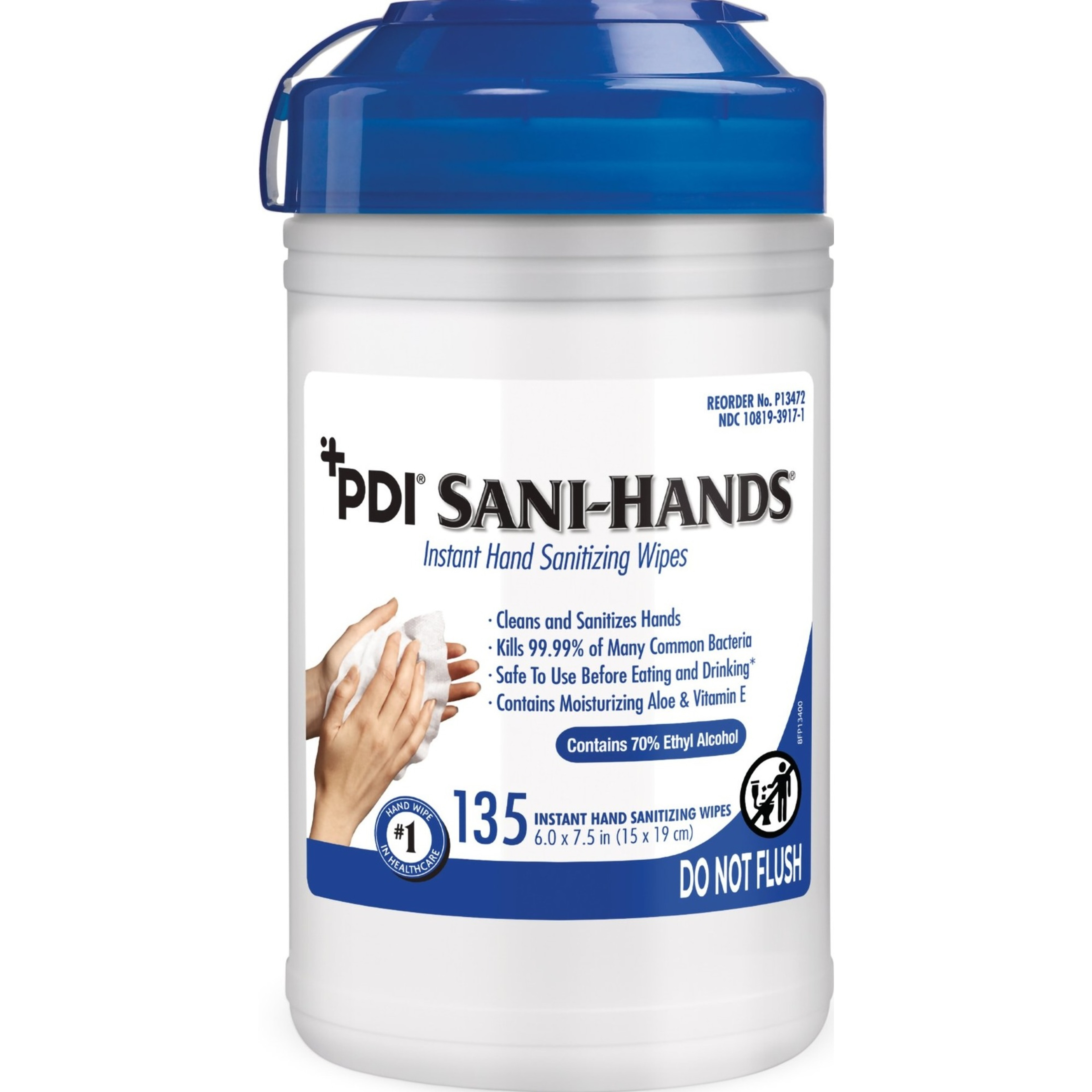 Package of Sani-Hands Hand Sanitizing Alcohol Wipe