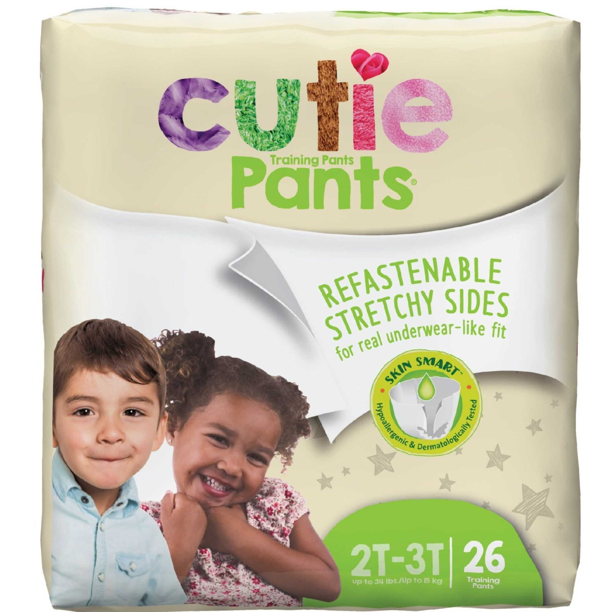 Cutie Pants Toddler Disposable Training Pants Pull ups, Heavy