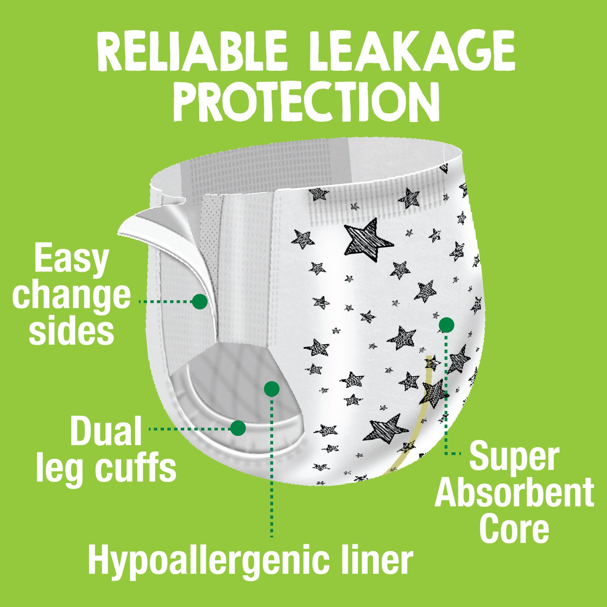 Cutie Pants Toddler Disposable Training Pants Pull ups, Heavy